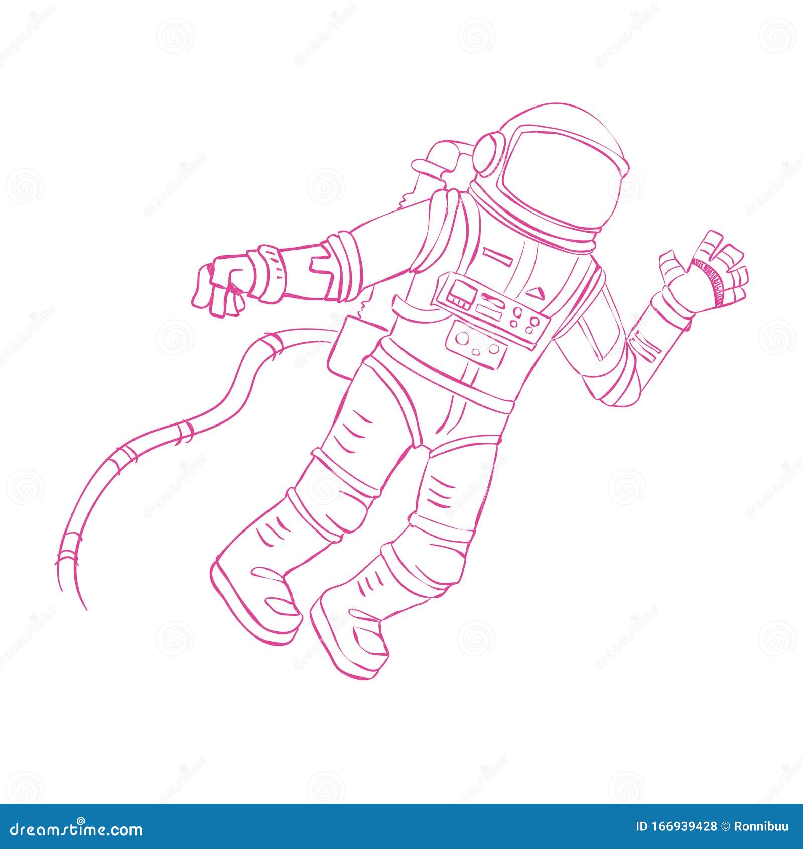 Astronaut Drawing High-Res Vector Graphic - Getty Images