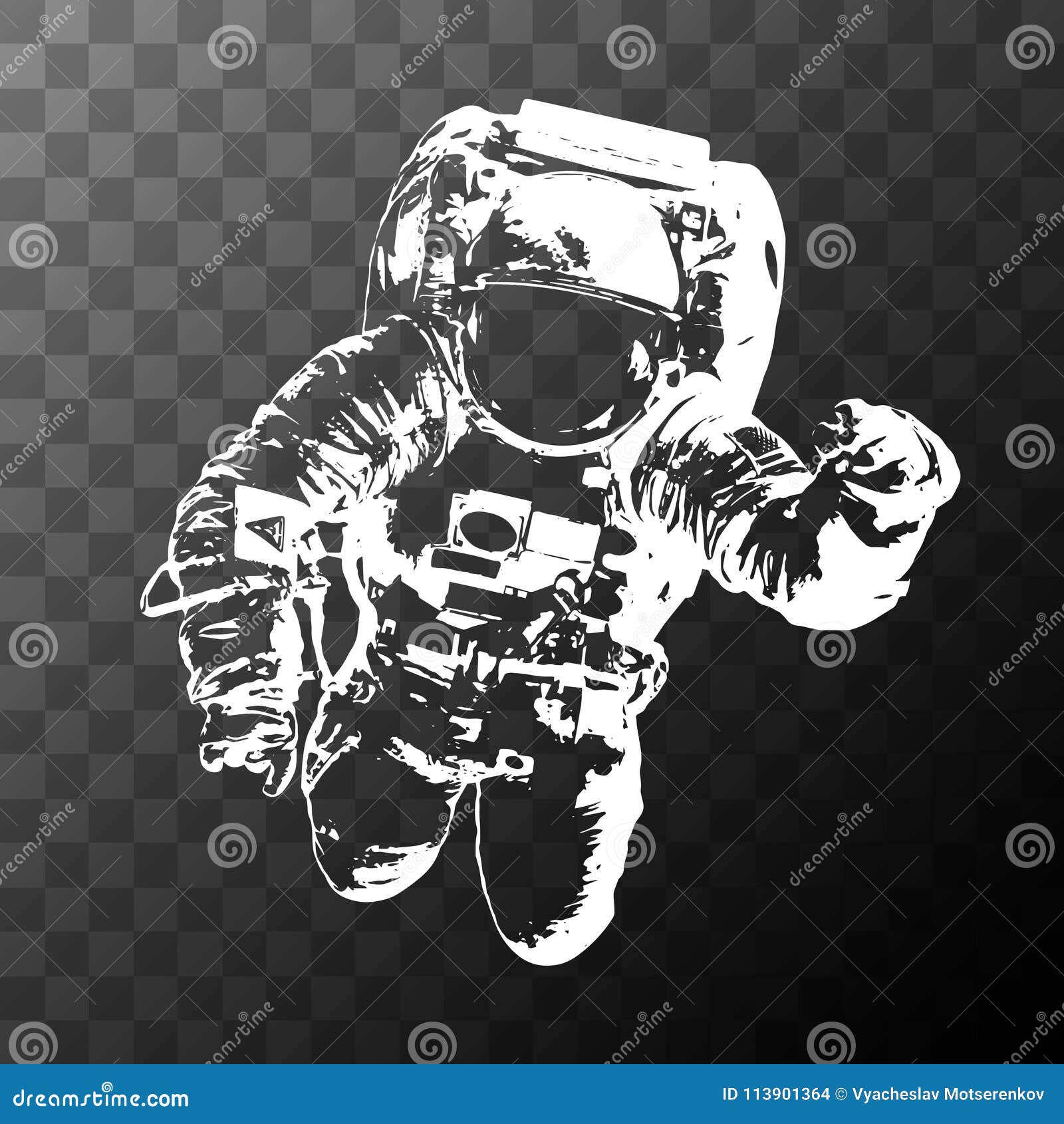 Astronaut On Transparent Background Elements Of This Image Furnished By Nasa Stock Vector Illustration Of Astronomy Element 113901364