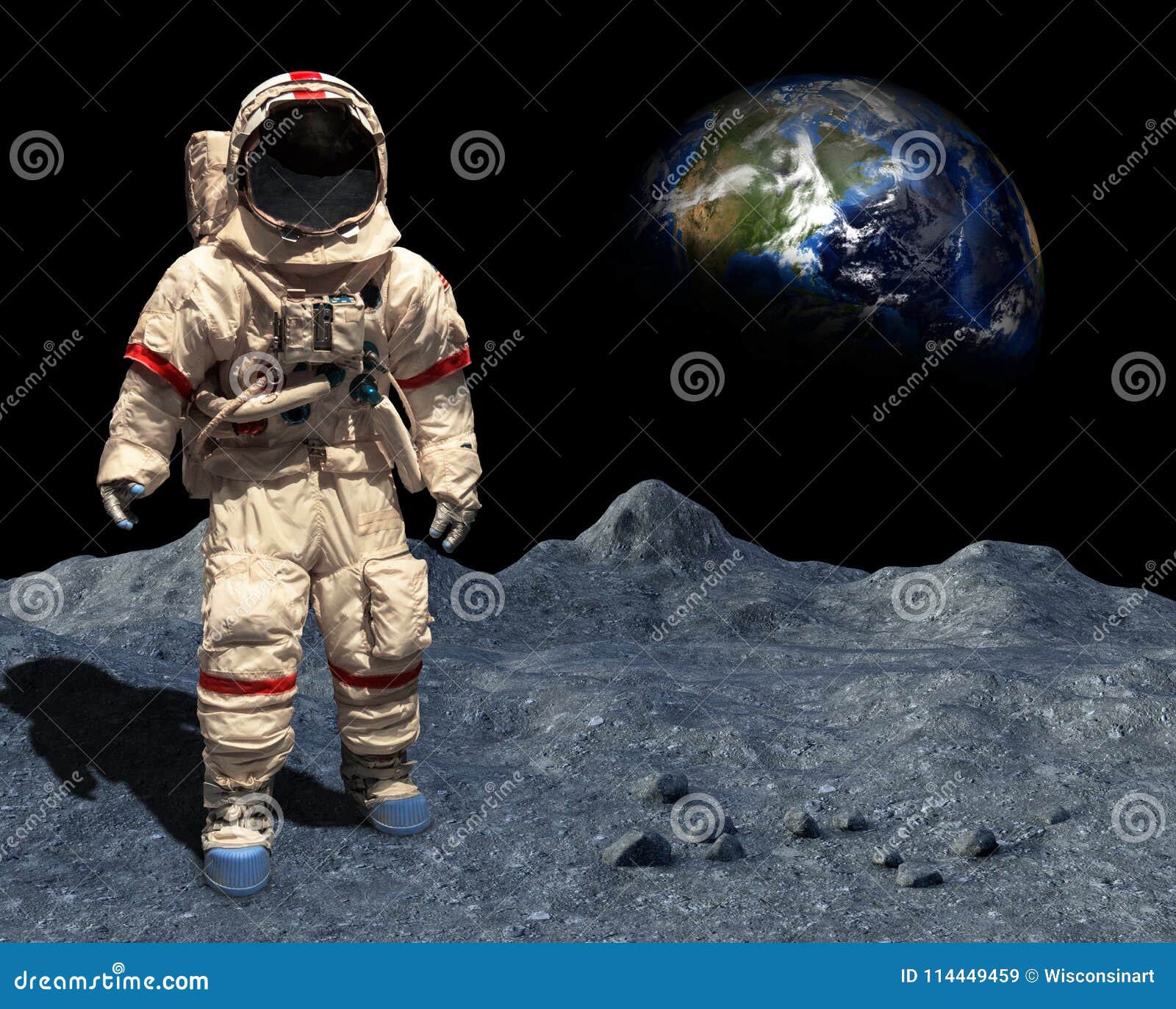 moon landing, astronaut walk, space, lunar surface