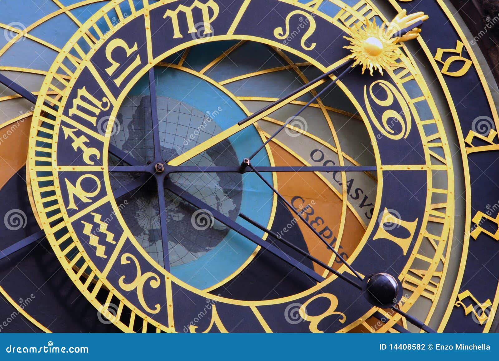 Astronomical clock stock photo. Image of mechanismobject - 14408582