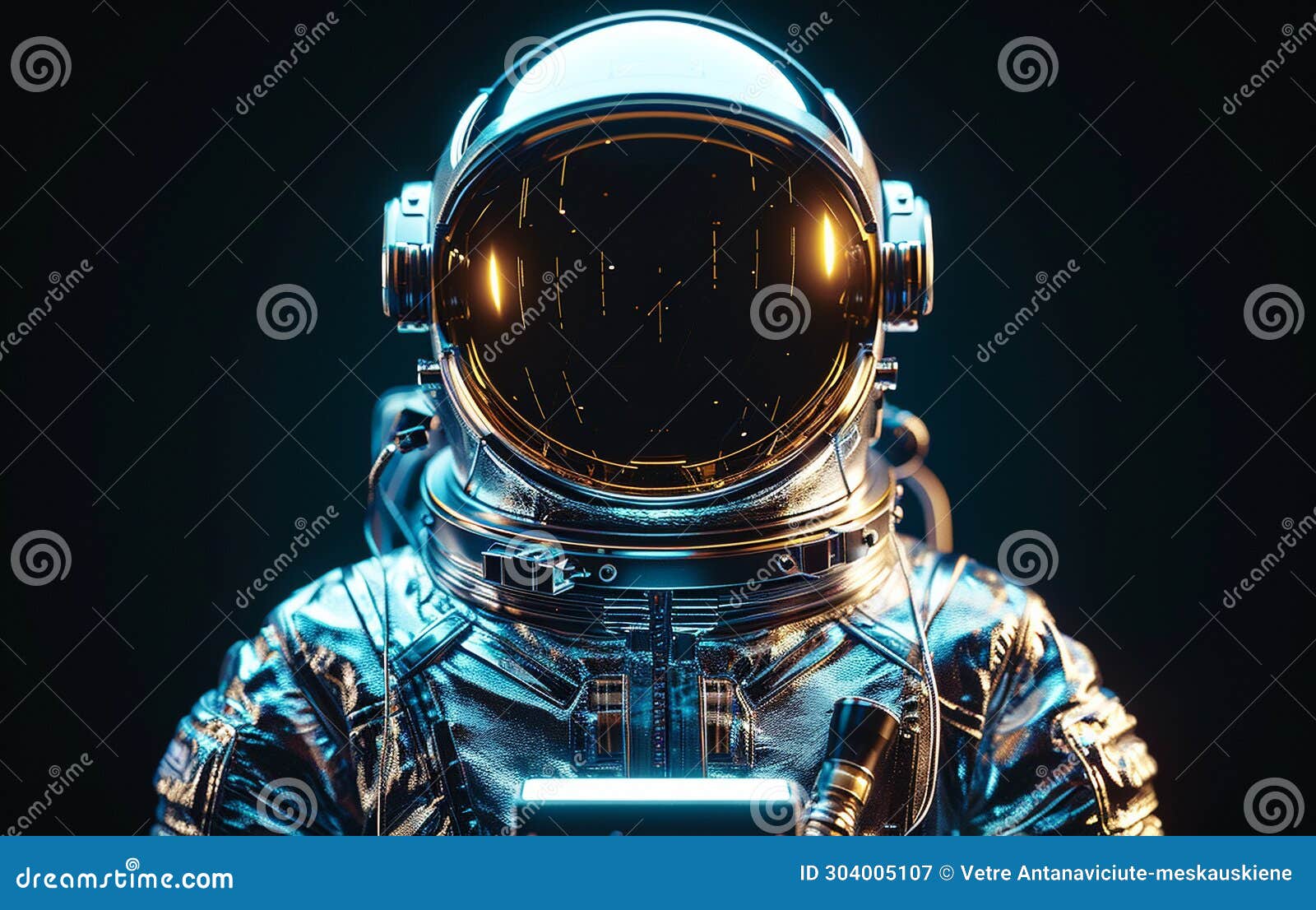 astronout in space, cosmonaut wearing spacesuits on dark background. cosmos exploring, cosmic mission.