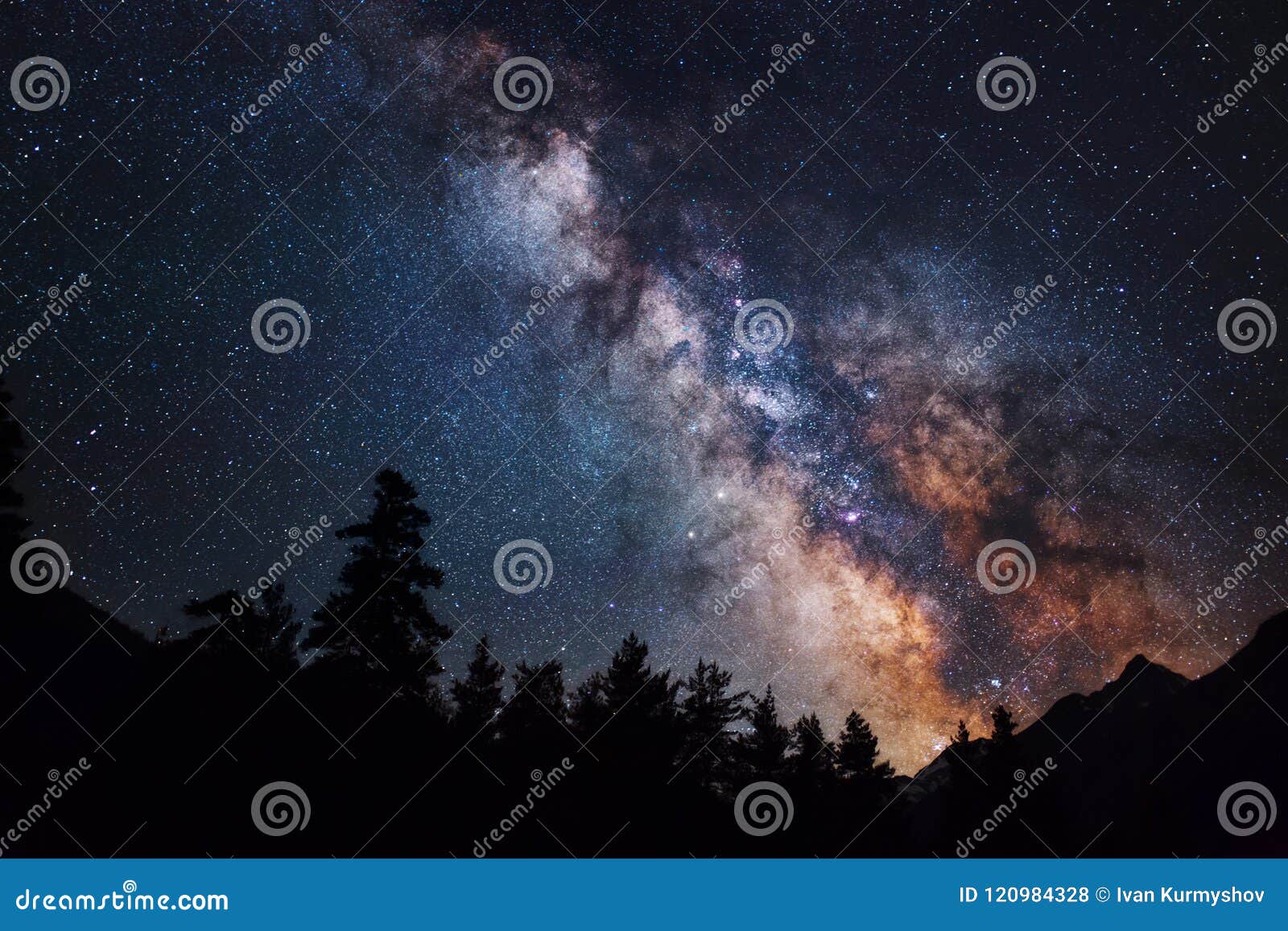 astrophotography of milky way galaxy