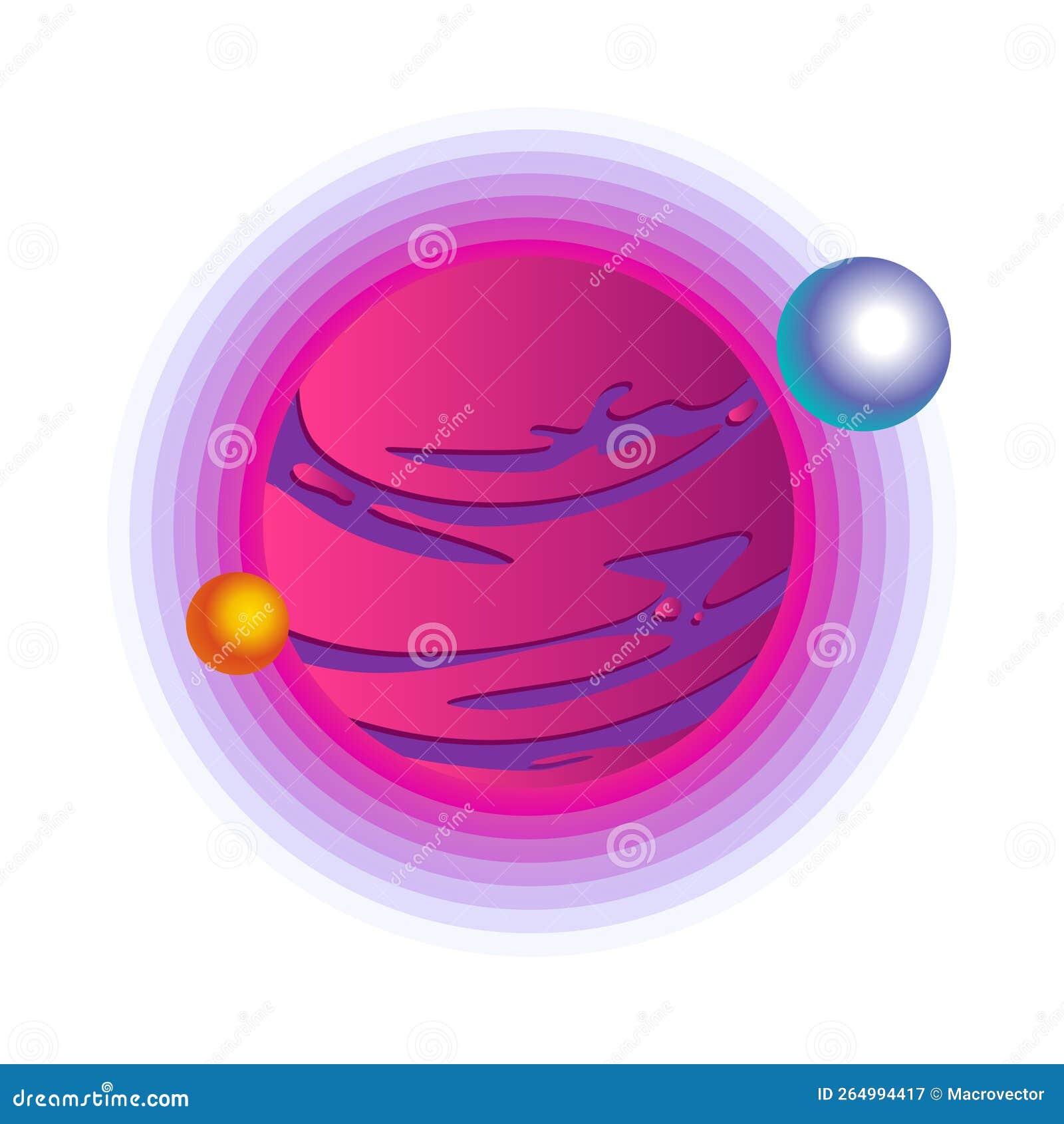 astrophysics violet planet composition