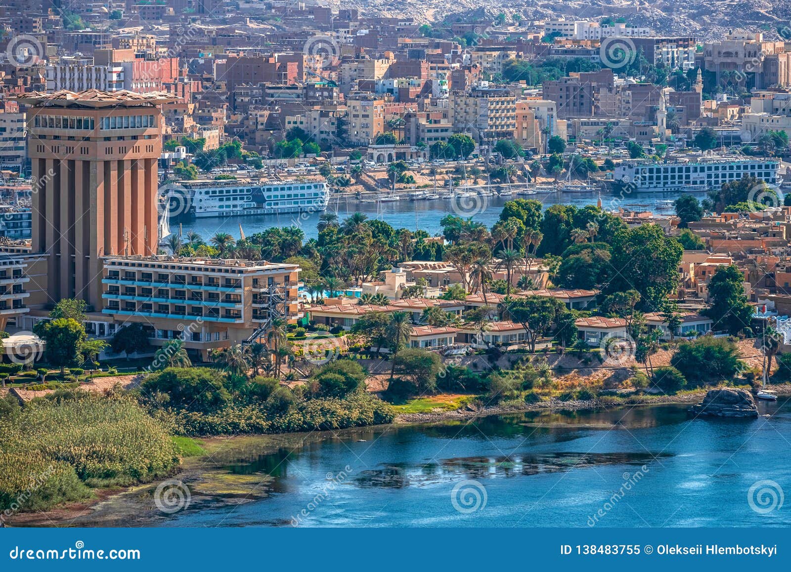 16/11/2018 Aswan Egypt View Of The Panorama Of The City From The 16/11/2018 Aswan Egypt View Of The Panorama Of The City From The
