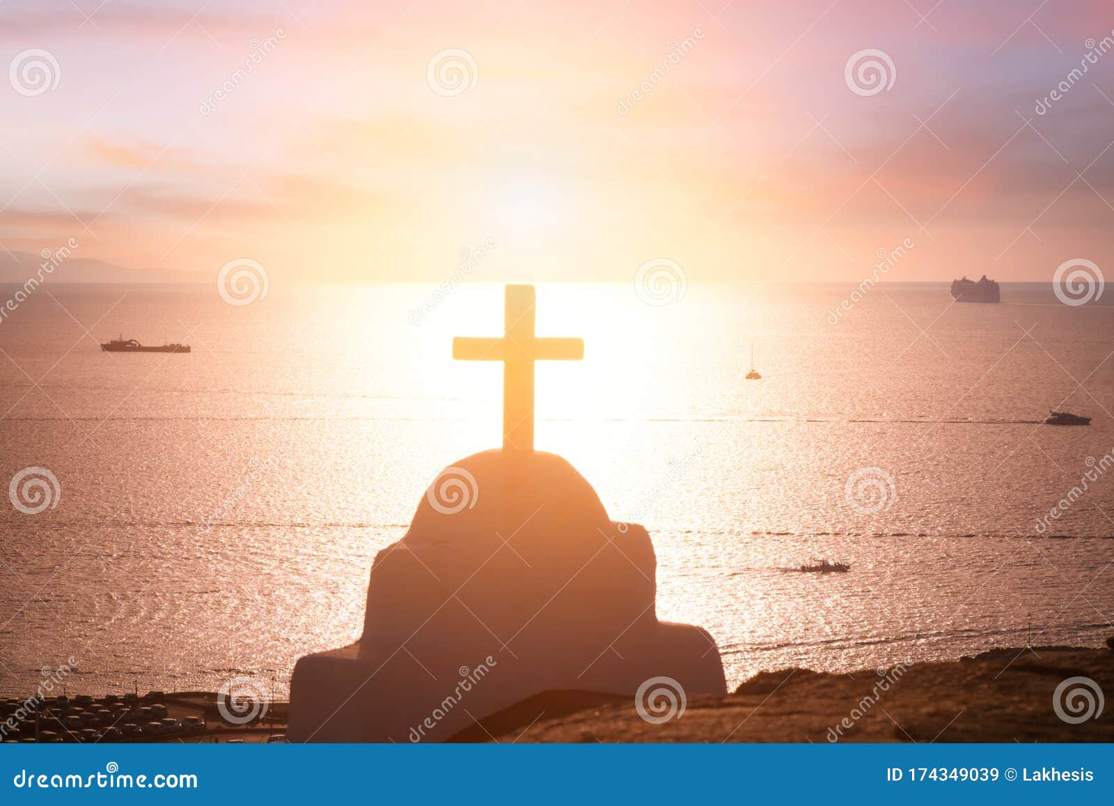 Atardecer Colores Del Mar Egeo. Cruz De Iglesia Ortodoxa. Isla De Mykonos. Grecia Imagen de archivo - Imagen de creencia, cristianismo: 174349039 Atardecer Colores Del Mar Egeo. Cruz De Iglesia Ortodoxa. Isla De Mykonos. Grecia Imagen de archivo - Imagen de creencia, cristianismo: 174349039