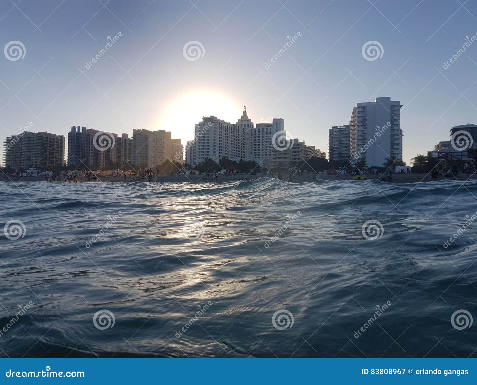 Atardecer Stock Image Image Of Swiming Vacations Travel 83808967