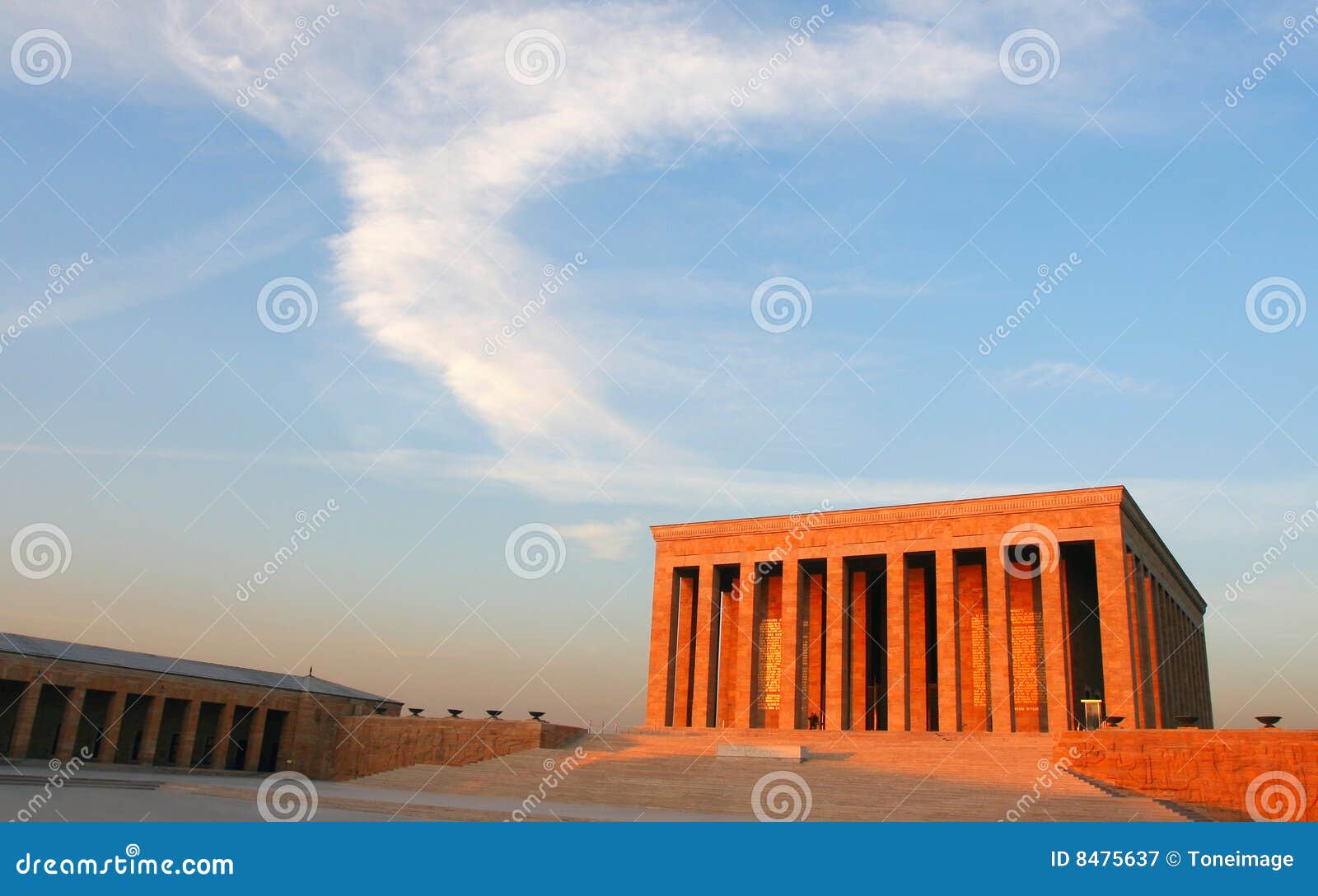 Ataturk Mausoleum stock image. Image of turkey, building 8475637