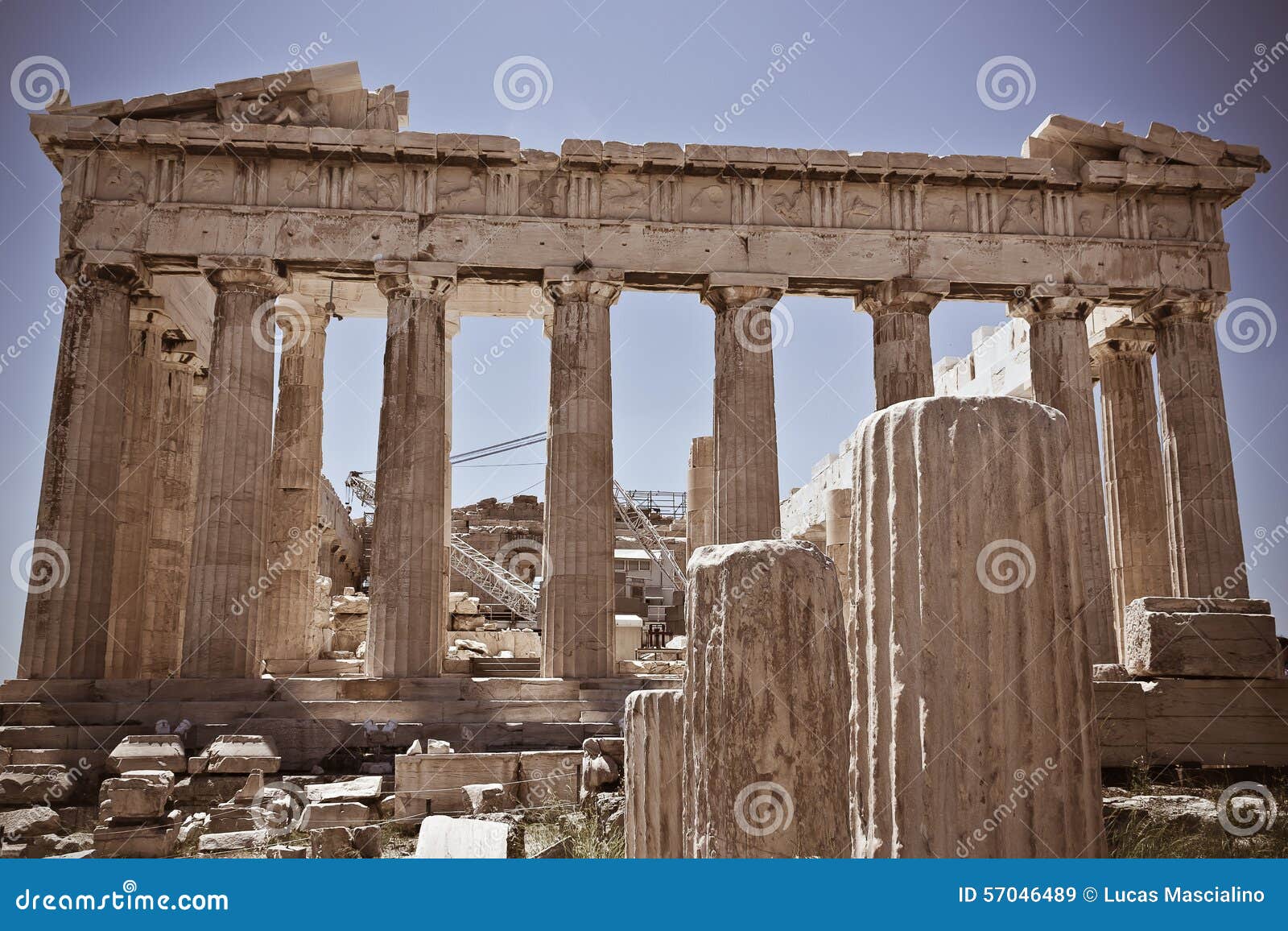atenas greece acropolis partenon