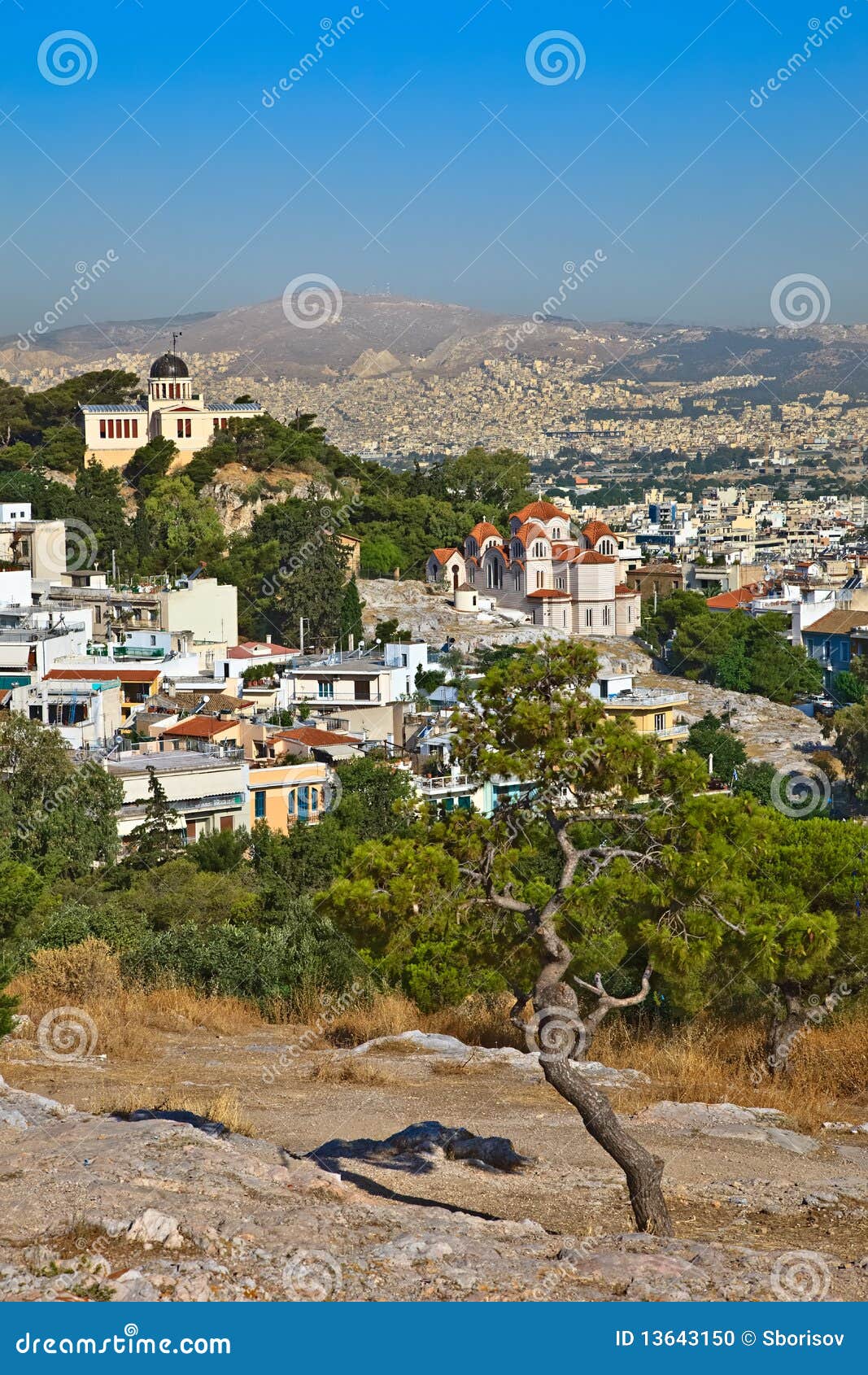 Athens stock photo. Image of historical, area, cupola 13643150
