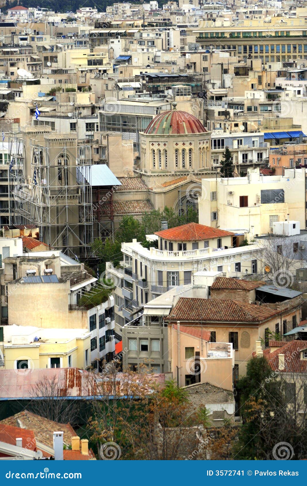 Athens Cement Jungle, Greece Stock Image Image of cluttered