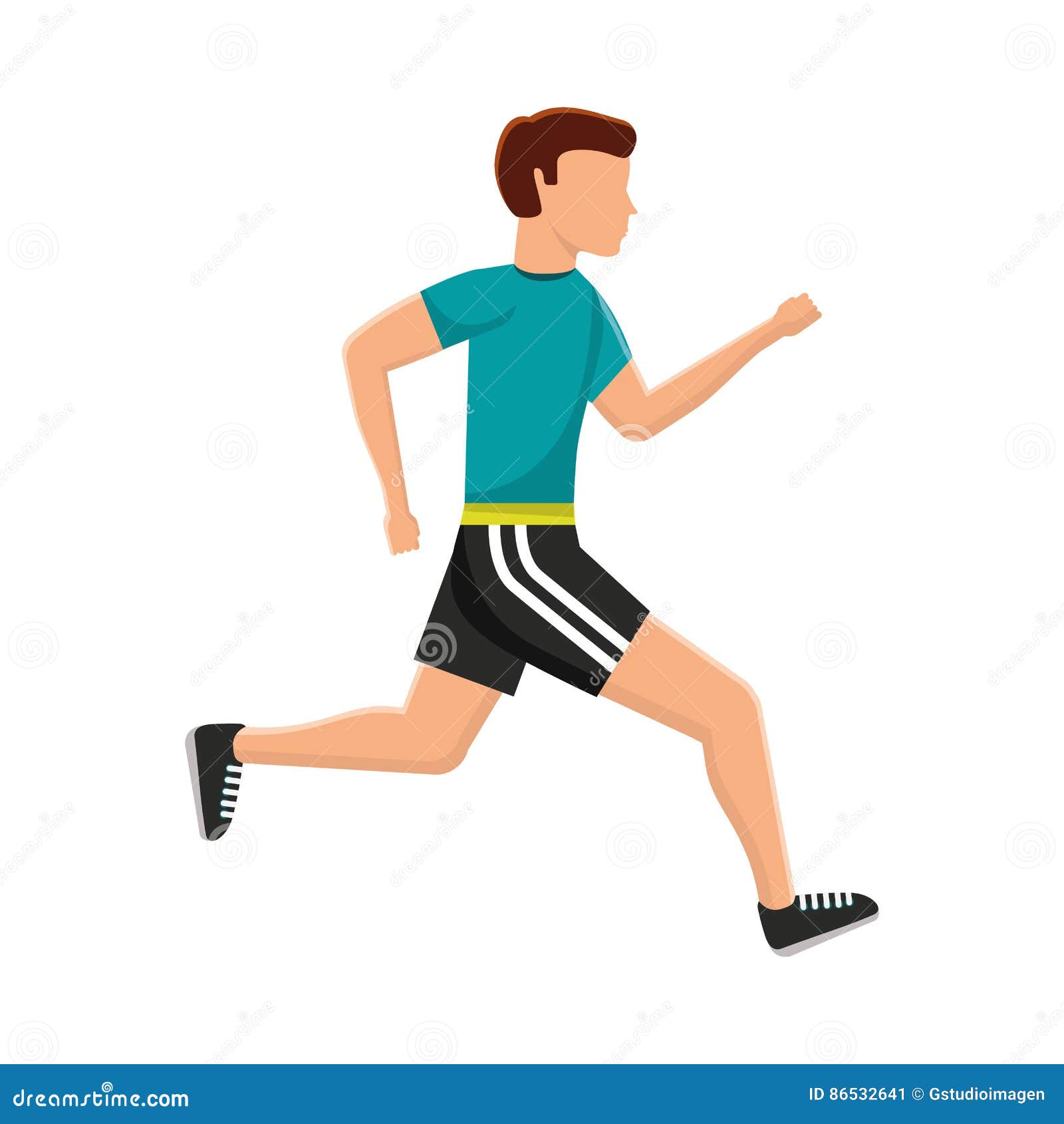 Athlete man avatar fitness stock vector. Illustration of cartoon - 86532641