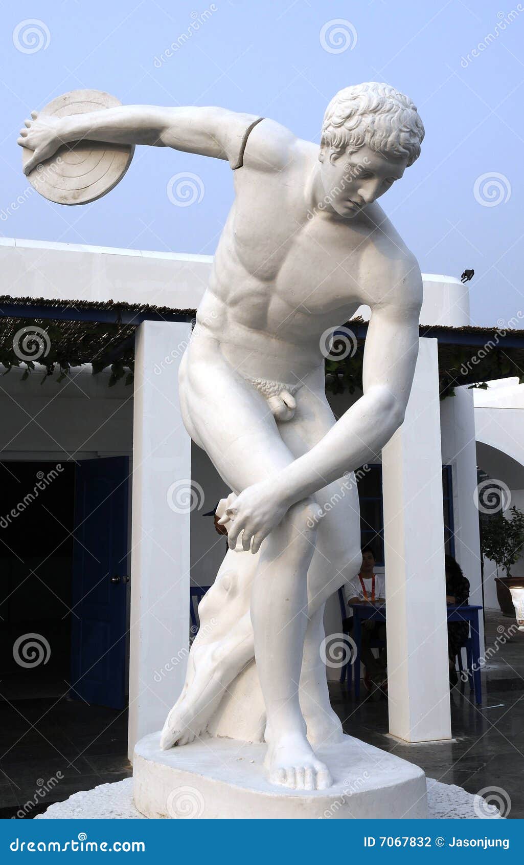 Athlete statue stock photo. Image of body, athlete, statue 7067832