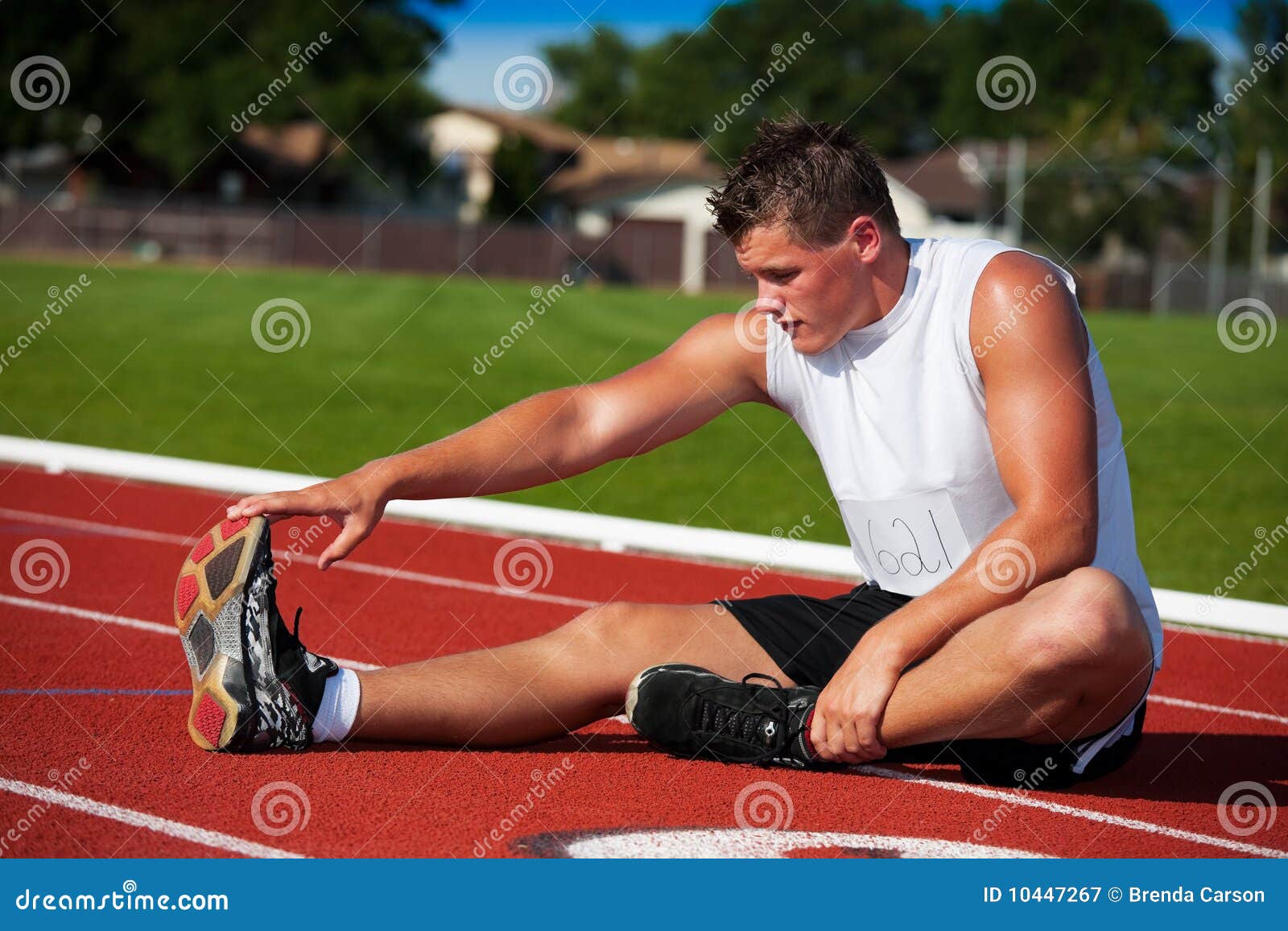 Athlete Stretching stock image. Image of lifestyle, olympics 10447267