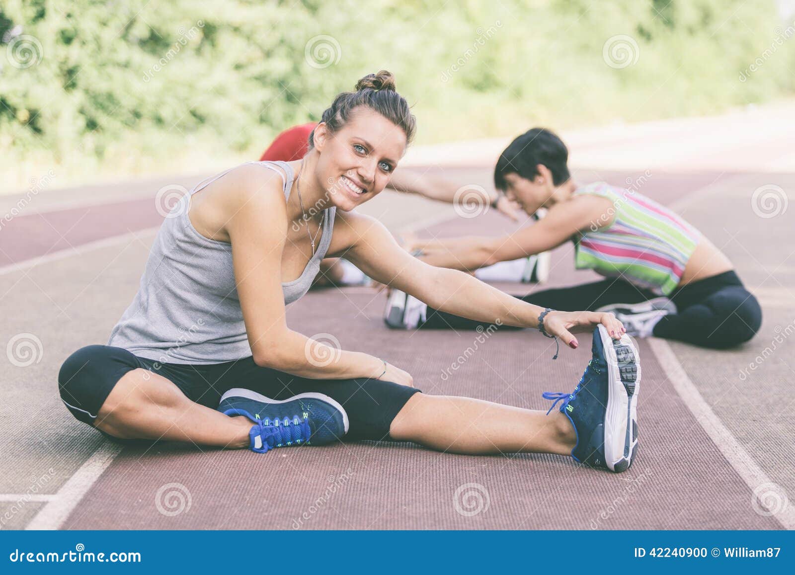 Athletes Outdoors stock photo. Image of practice, effort 42240900