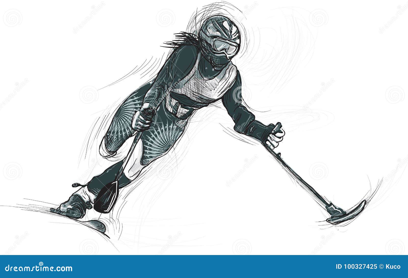 athletes with physical disabilities - alpine skiing