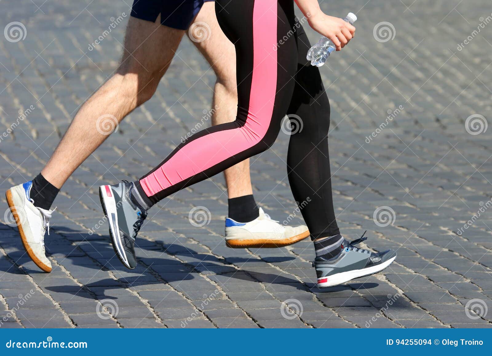 Athletes Run Marathons on the Pavement Stock Photo Image of muscle