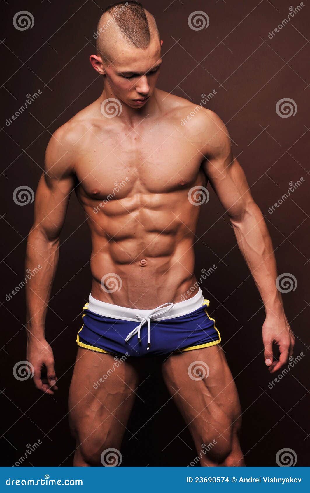 Athletic model stock photo. Image of strong, macho, muscular 23690574