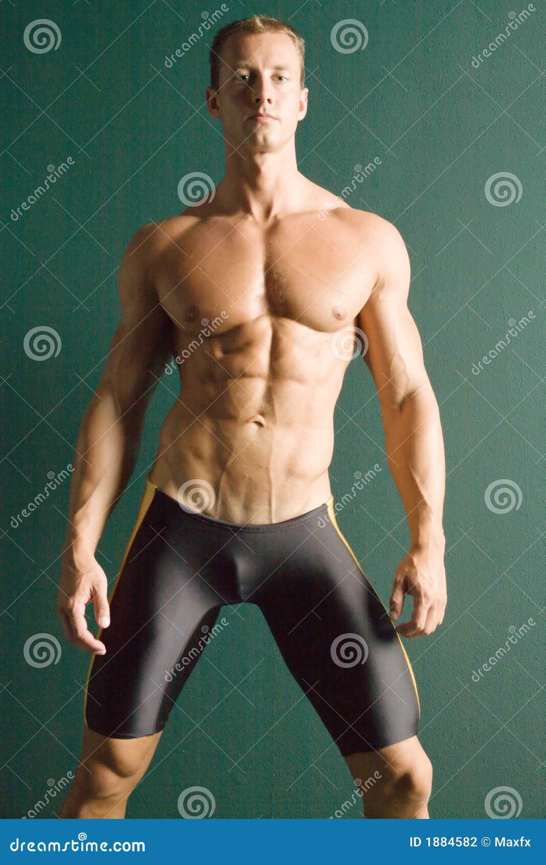 Athletic Muscular Male Stock Photography - Image: 1884582
