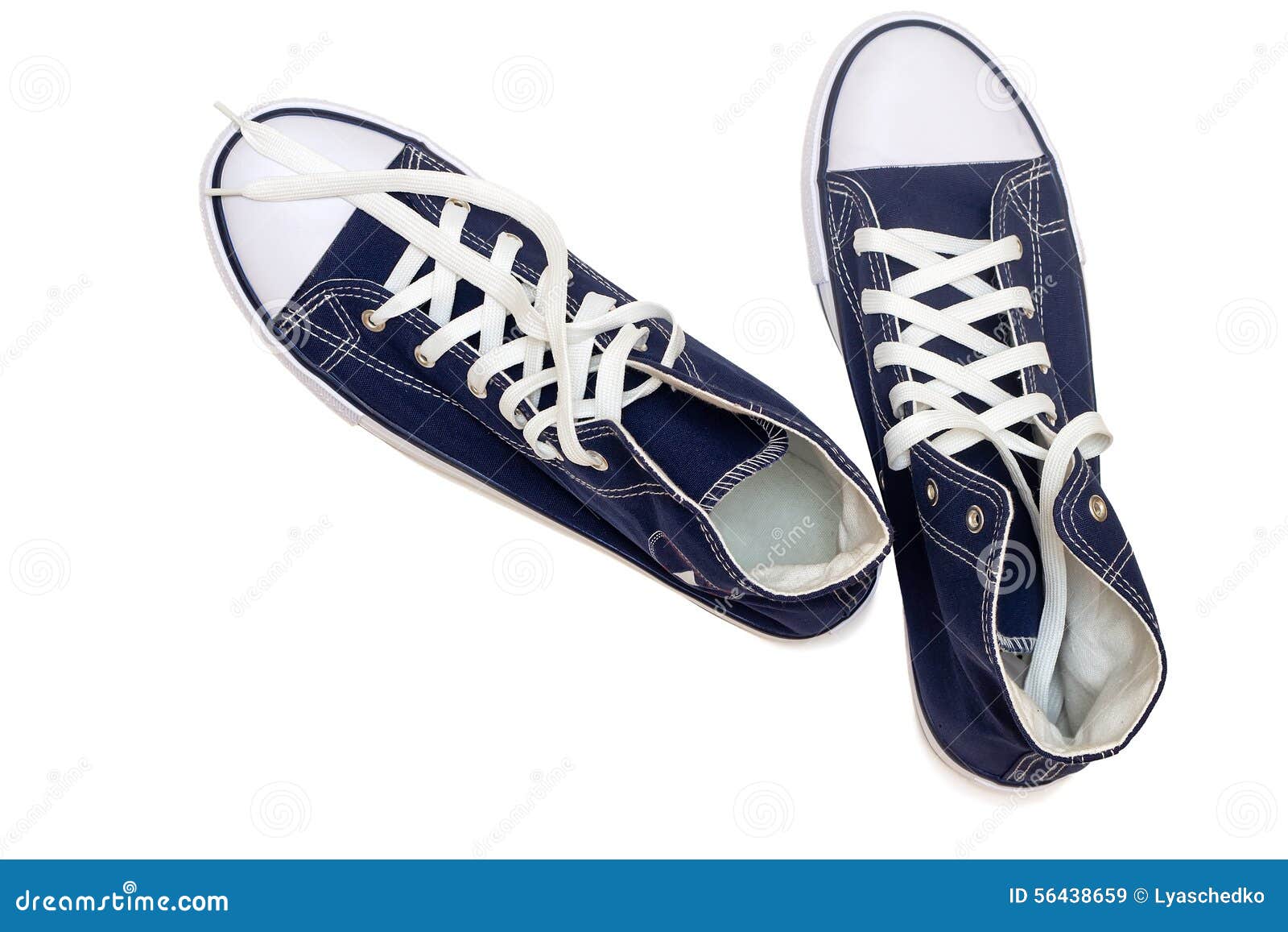 Athletic Shoes - Men S Sneakers on a White Background. Stock Image ...