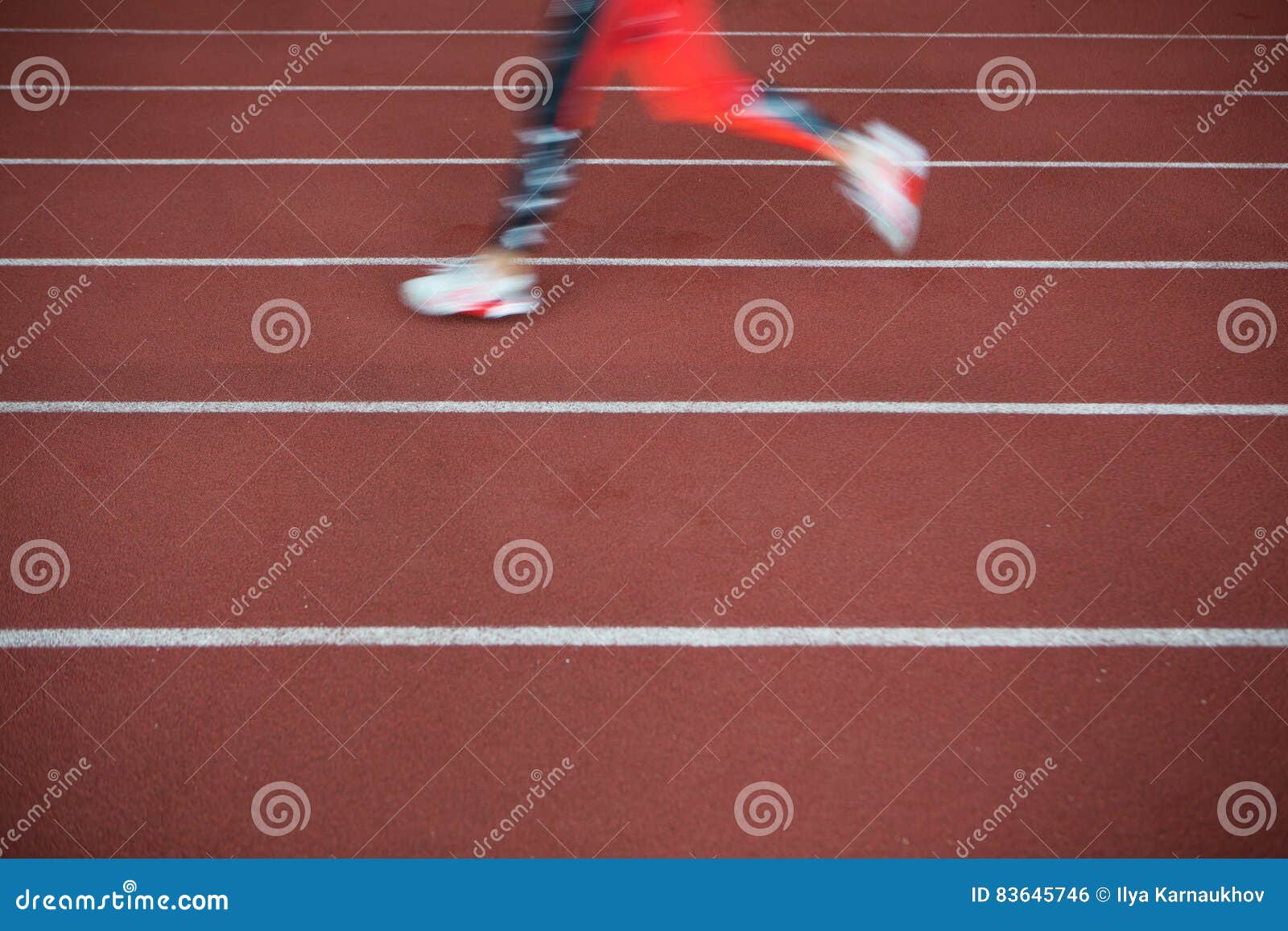 Athletic Track and Equipment Stock Photo Image of action