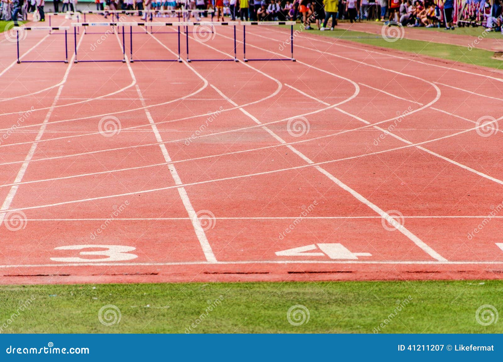 Athletic track stock image. Image of exercise, jogging 41211207