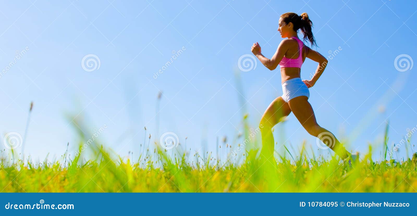 Athletic Woman Workout With Resistance Band Outdoors. Fitness Girl