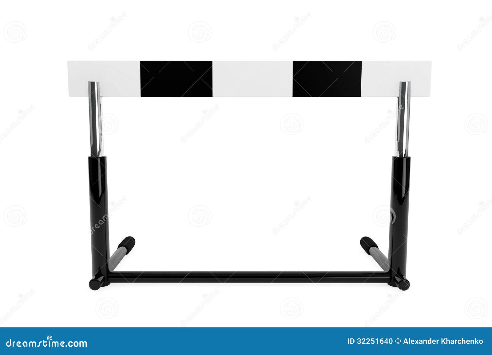 An athletics hurdle stock illustration. Illustration of exercise 32251640