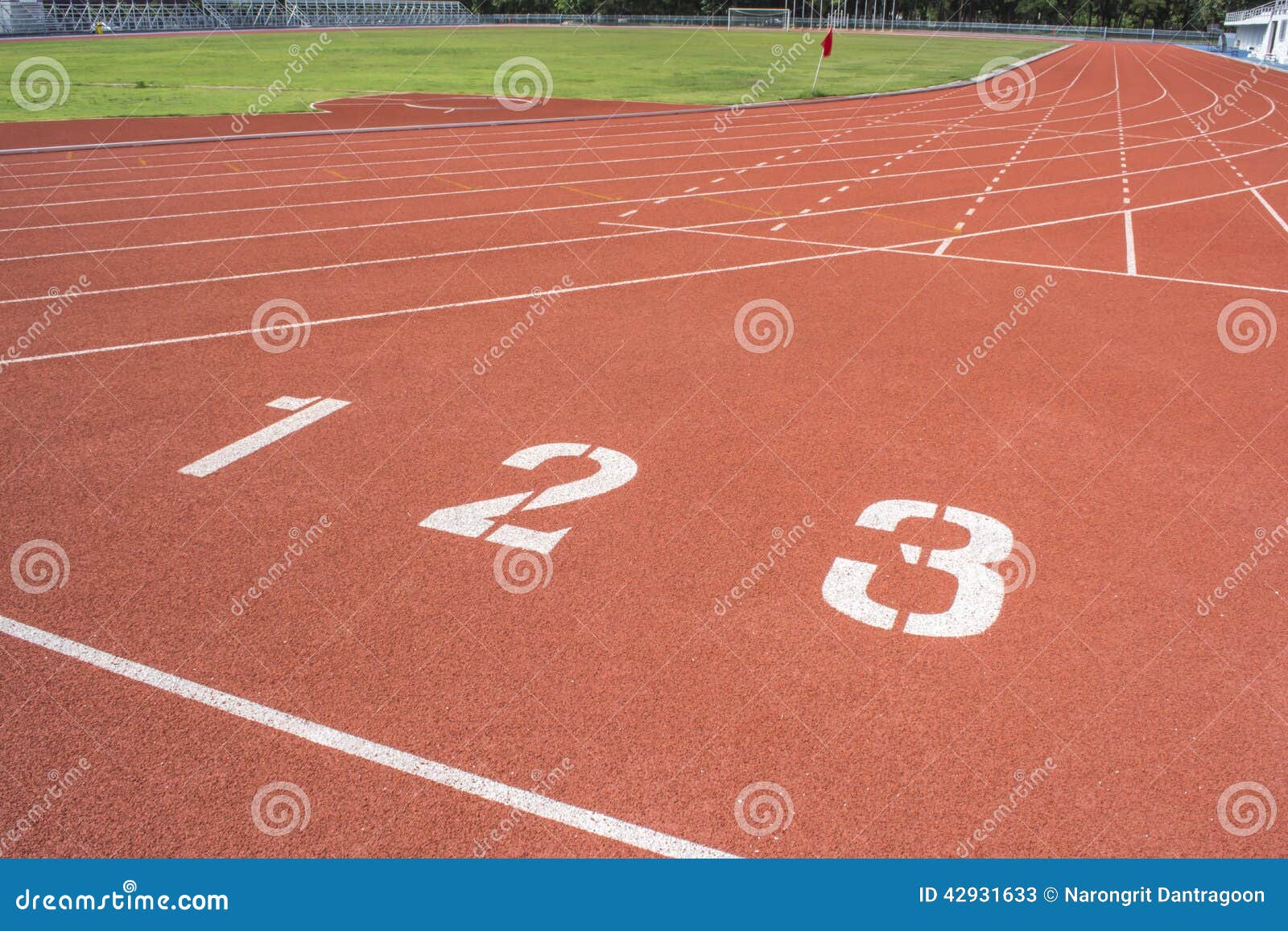 Athletics Track Lane stock image. Image of athletic, line 42931633