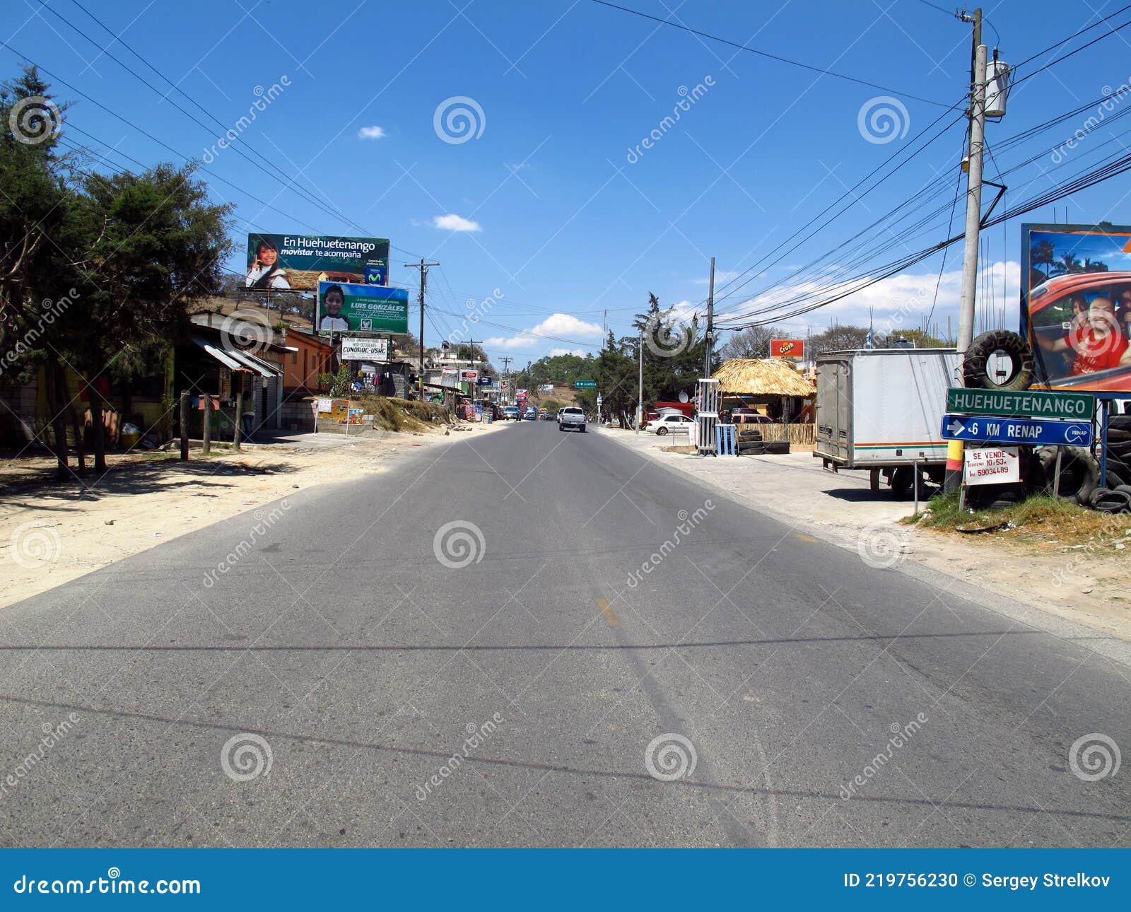 Atitlan, Guatemala 05 Mar 2011 the Highway PanAmerican in Guatemala