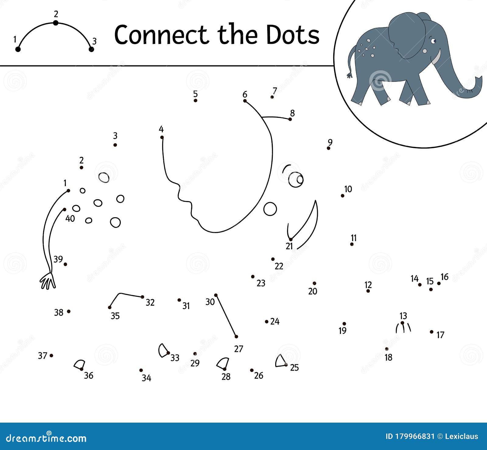 como desenhar um elefante fofo passo a passo. atividade fácil e