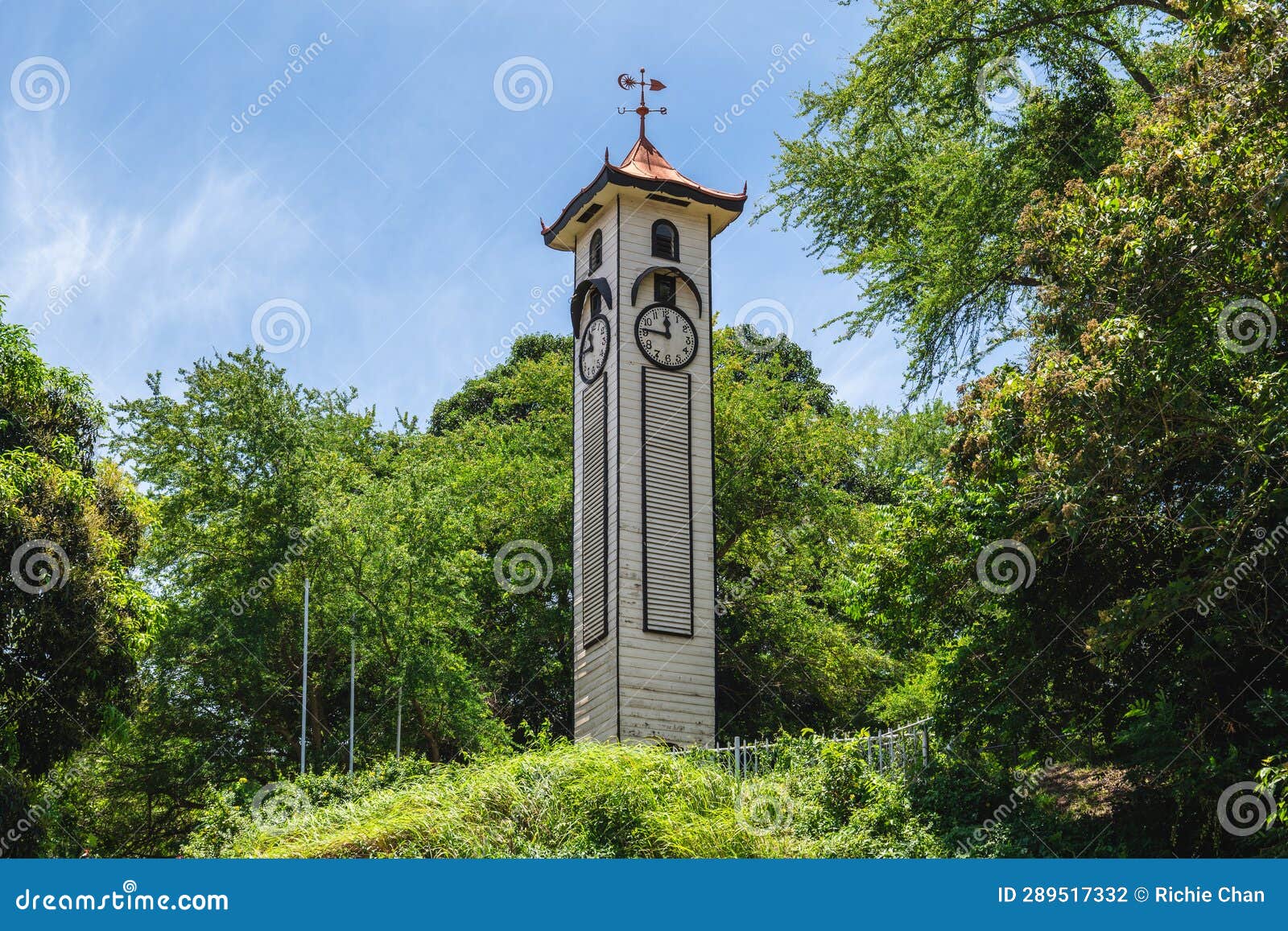Atkinson Clock Tower in Kota Kinabalu, Sabah, Malaysia Stock Photo