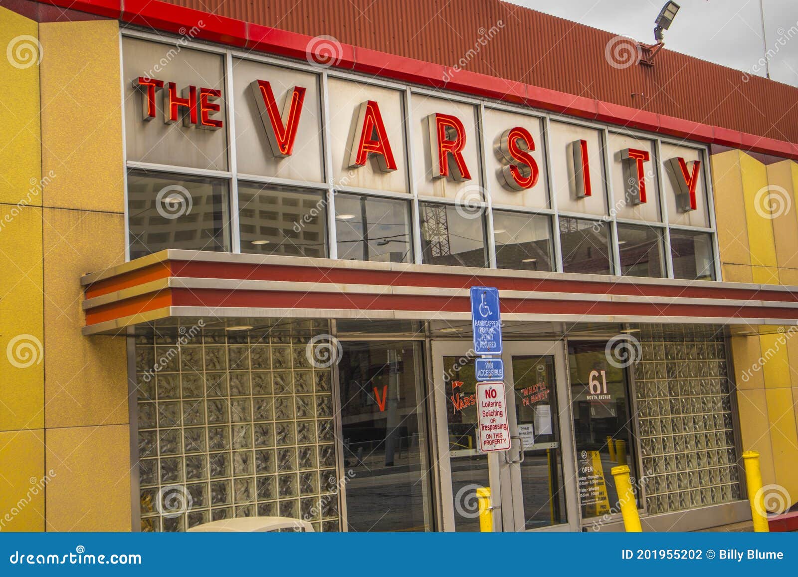 Downtown Atlanta the Varsity Restaurant Editorial Photography Image
