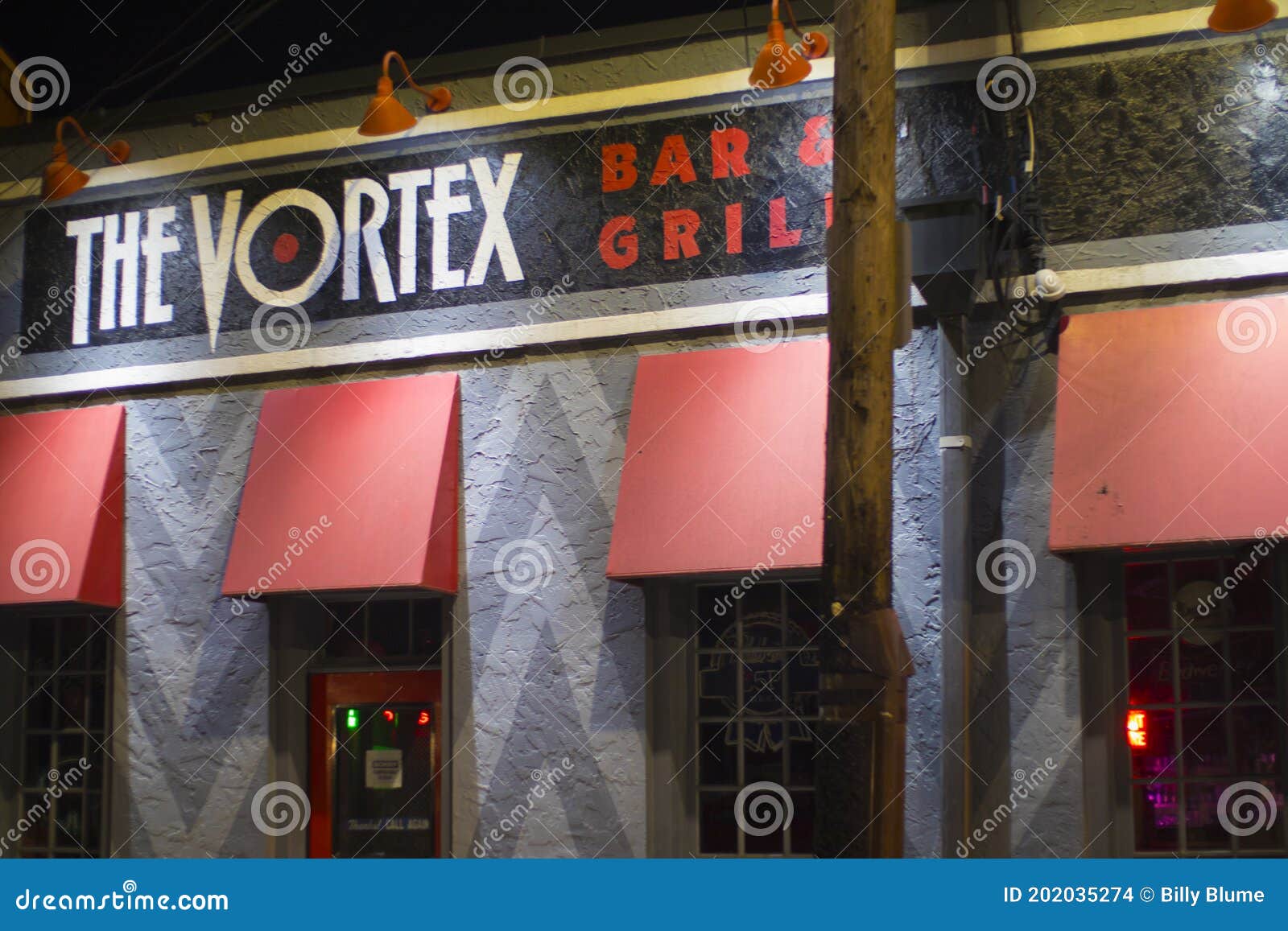 Atlanta Ga the Vortex Bar and Grill Editorial Stock Image Image of