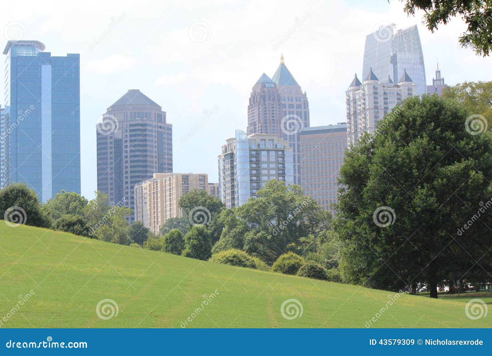Atlanta Park stock image. Image of beauty, baseball, trees 43579309