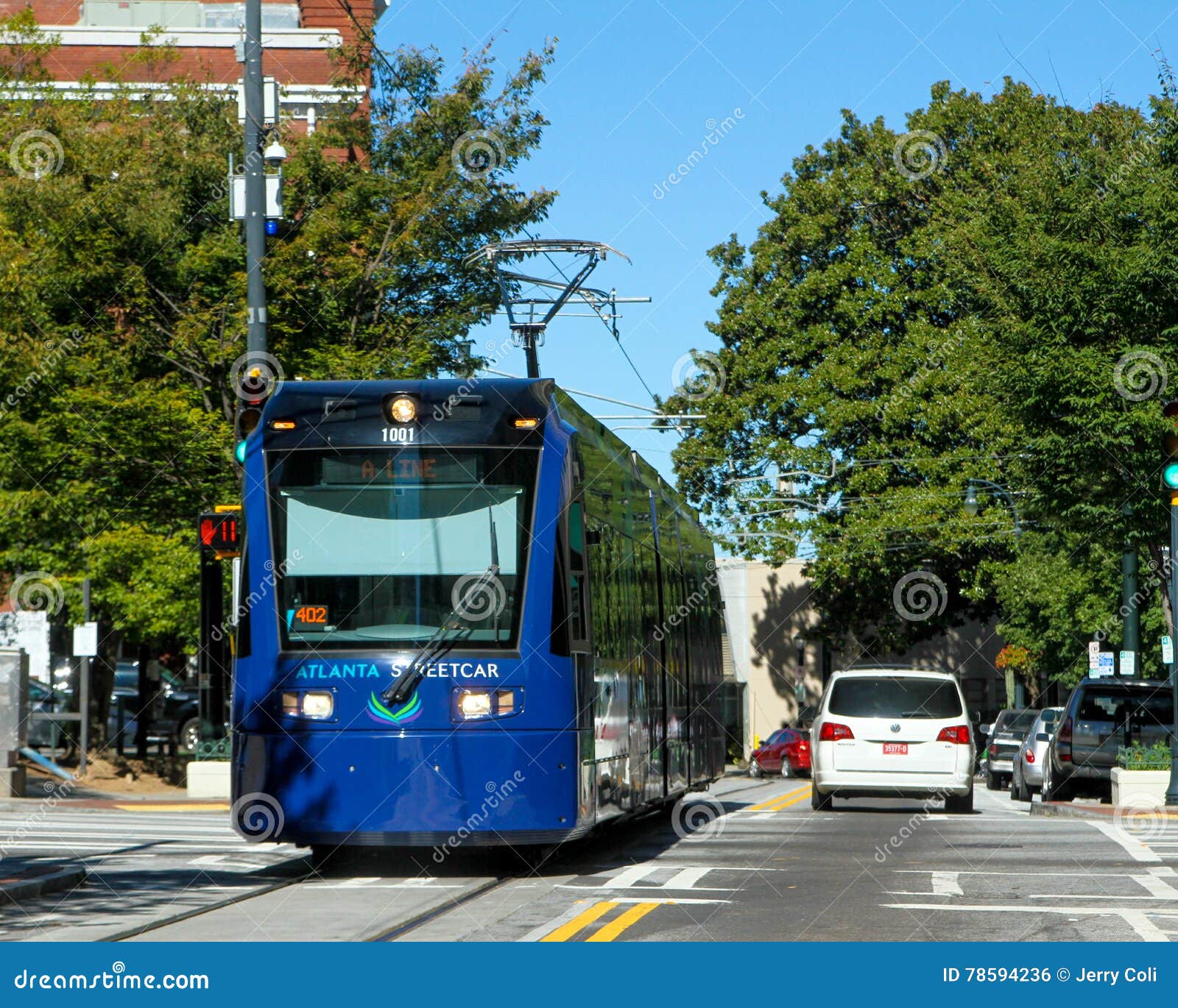 Atlanta Streetcar editorial photo. Image of electric - 78594236