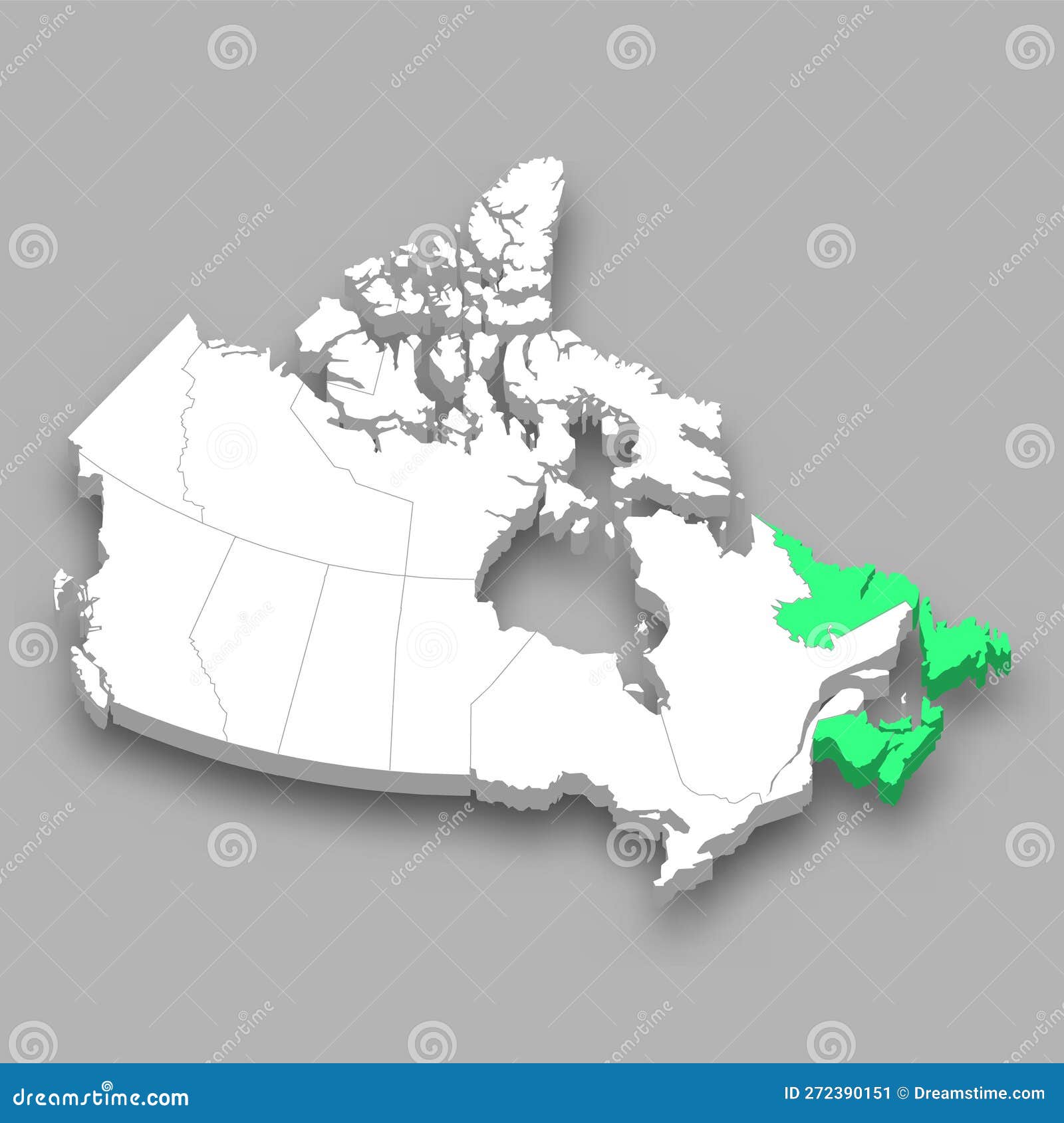 Atlantic Canada Region Location Within Canada Map Stock Illustration atlantic-canada-region-location-within-canada-map-stock-illustration