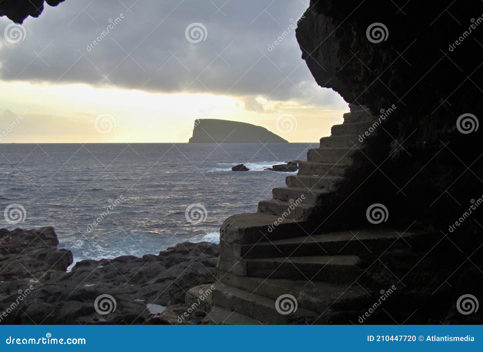 atlantic coast on the acores islands - portugal