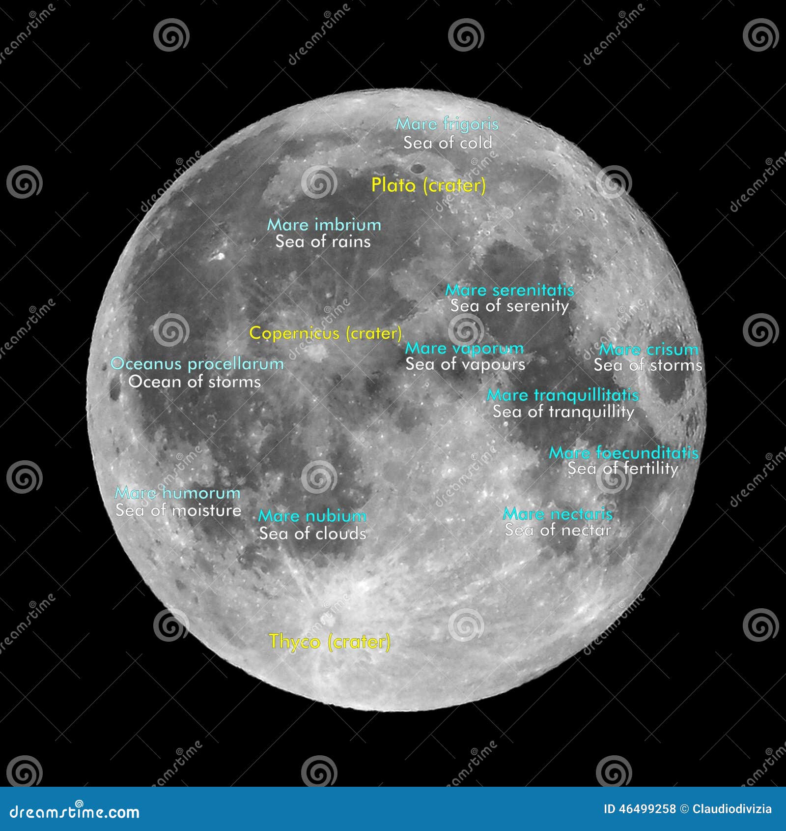 atlas de la lune
