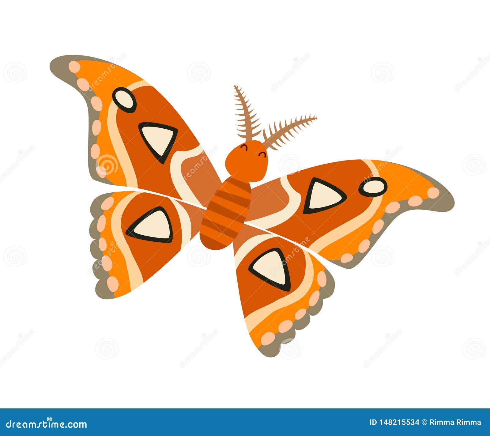 Atlas Moth Royalty-Free Stock Photo | CartoonDealer.com #2463141
