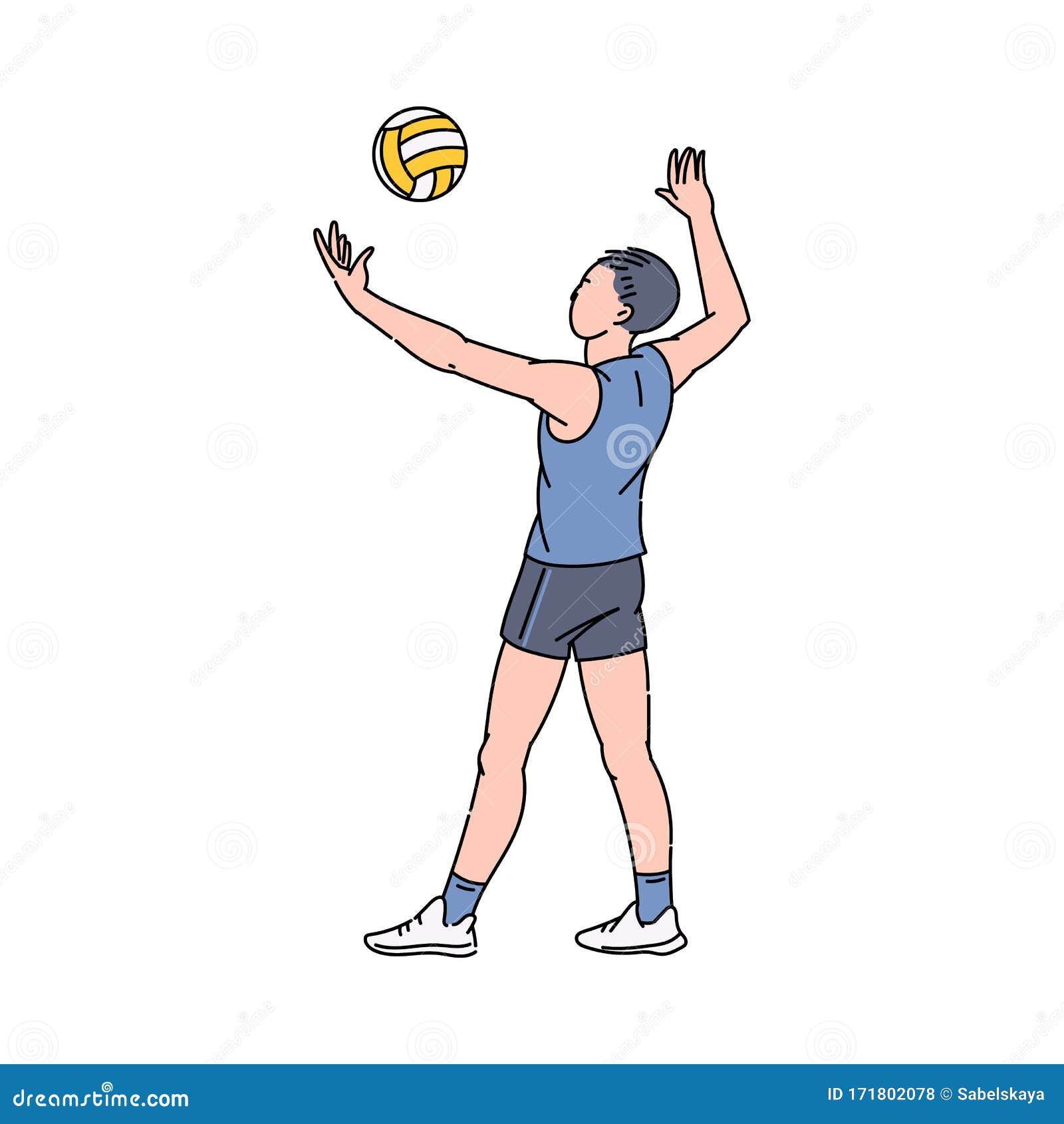 Vetores e ilustrações de Pessoas jogando volei para download gratuito