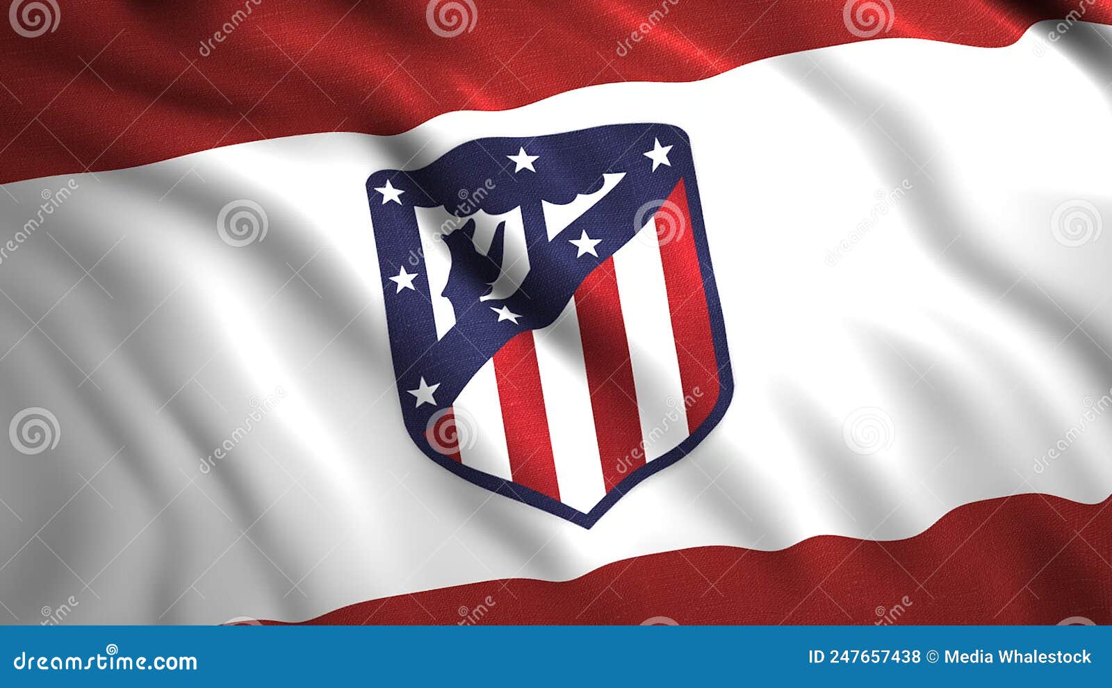 Club Atletico Independiente Flag Seamless Looping Background