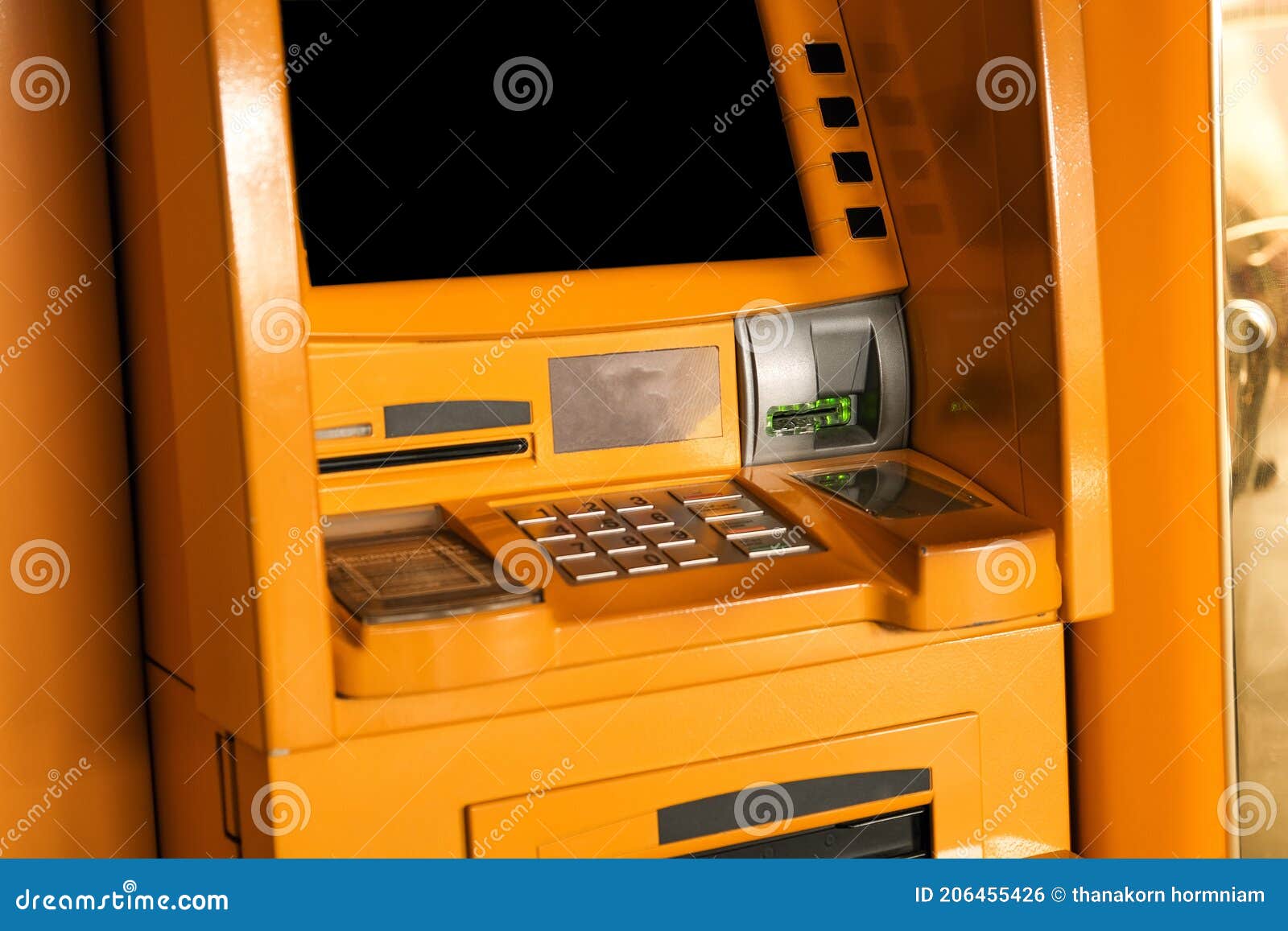 ATM, Automatic Banking Machine in the City Stock Photo Image of