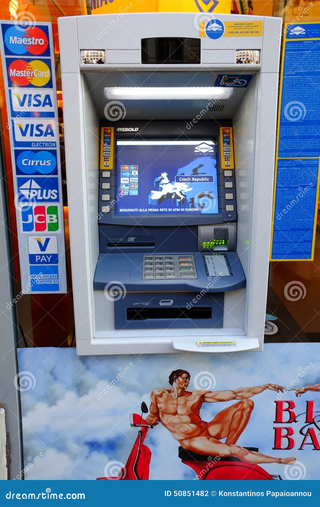 ATM Cash point editorial photography. Image of bank 50851482