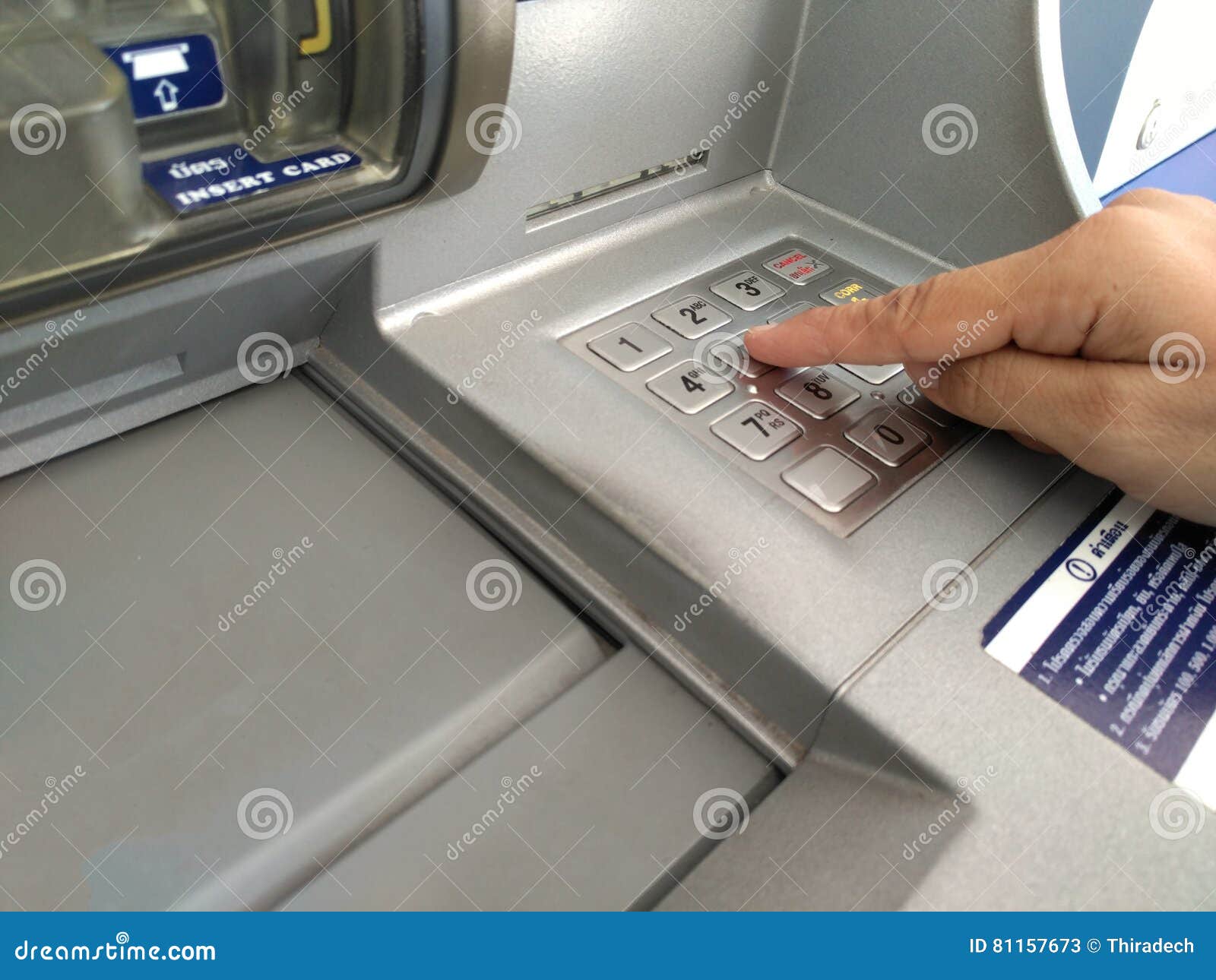 ATM for Withdraw Your Money Stock Image - Image of financial, money