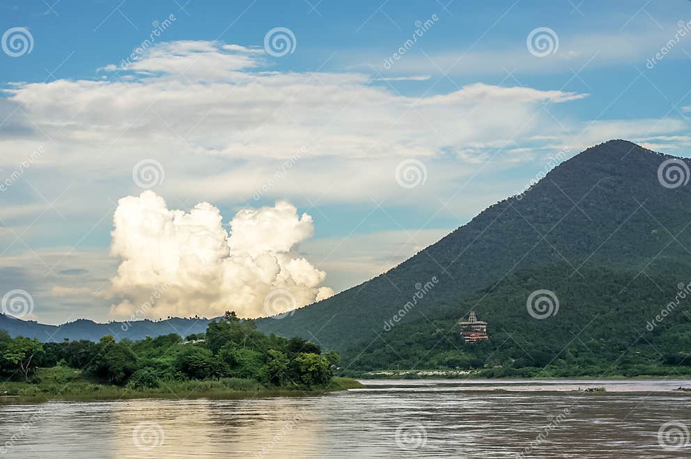 The Atmosphere Of A Big House By The Mekong River Editorial Image Image Of Island Blue The Atmosphere Of A Big House By The Mekong River Editorial Image Image Of Island Blue