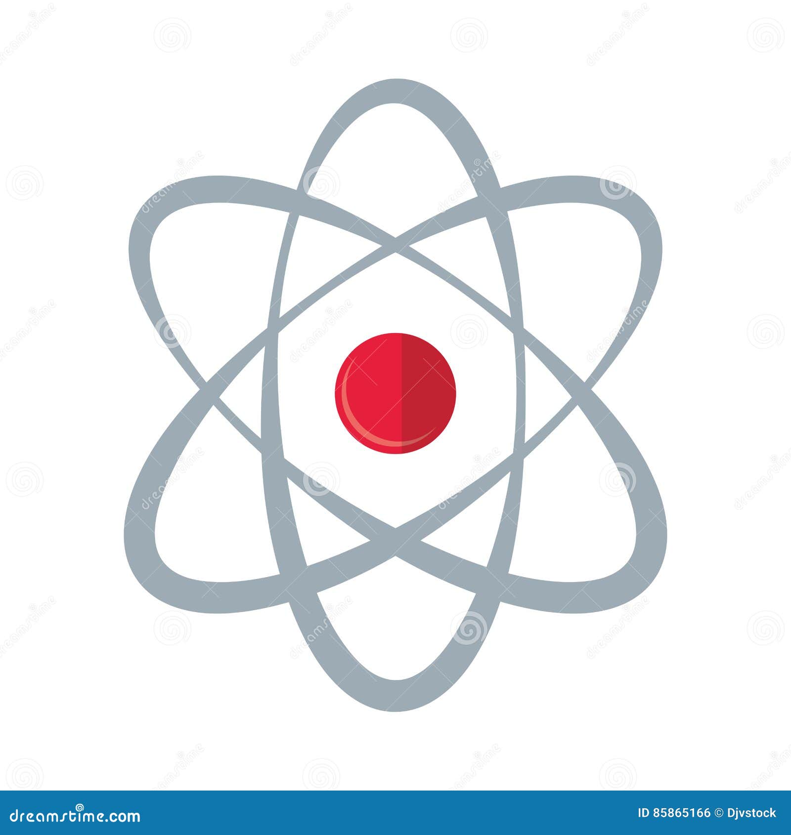 Atom molecule energy icon stock illustration. Illustration of energy