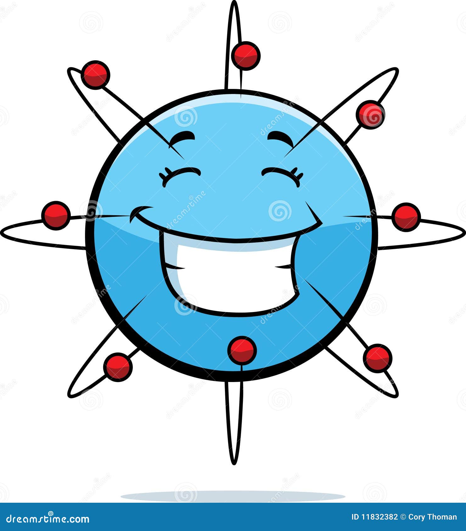 Atom Smiling Stock Photography - Image: 11832382