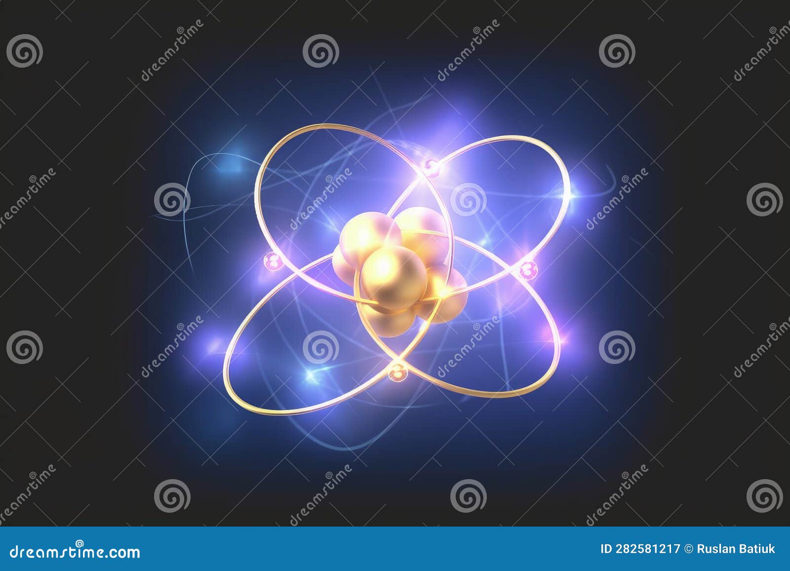 Atoms contain mostly empty space