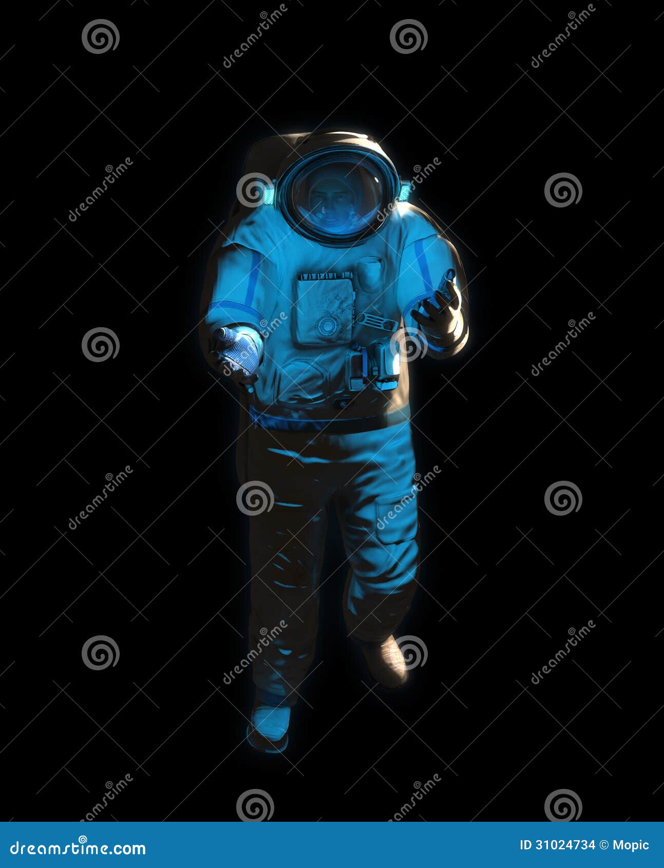 An atronaut in space stock photo. Image of background - 31024734