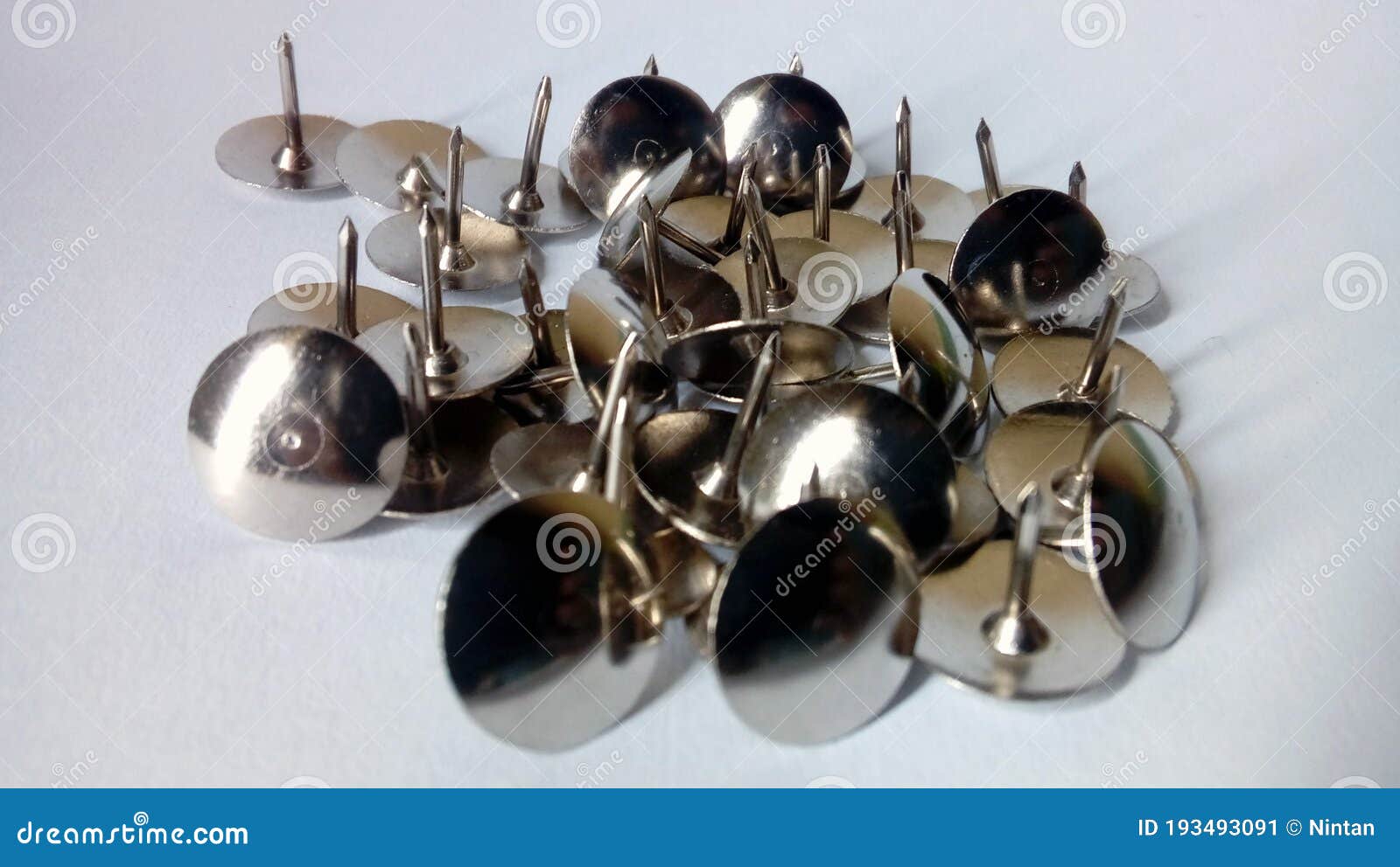 Heaps of Thumbtacks on the Floor Stock Image Image of thumbtacks